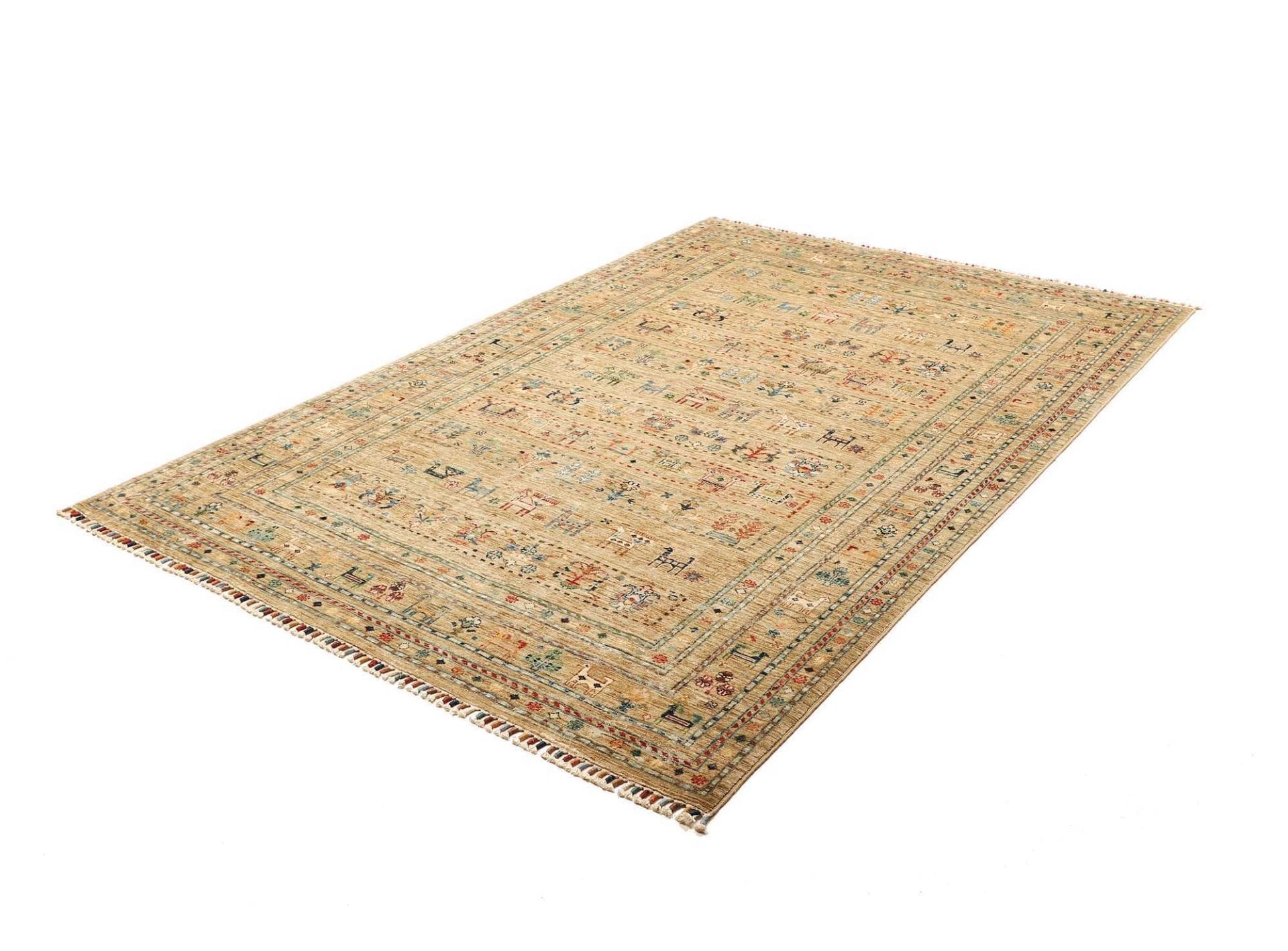 Orientteppich Samarkand 168 x 238cm, aus Schurwolle, handgeknüpft