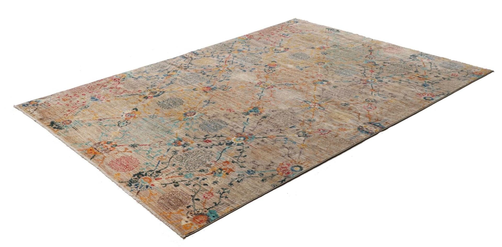 Samarkand Orientteppich 164 x 233 cm, handgeknüpft, Wolle