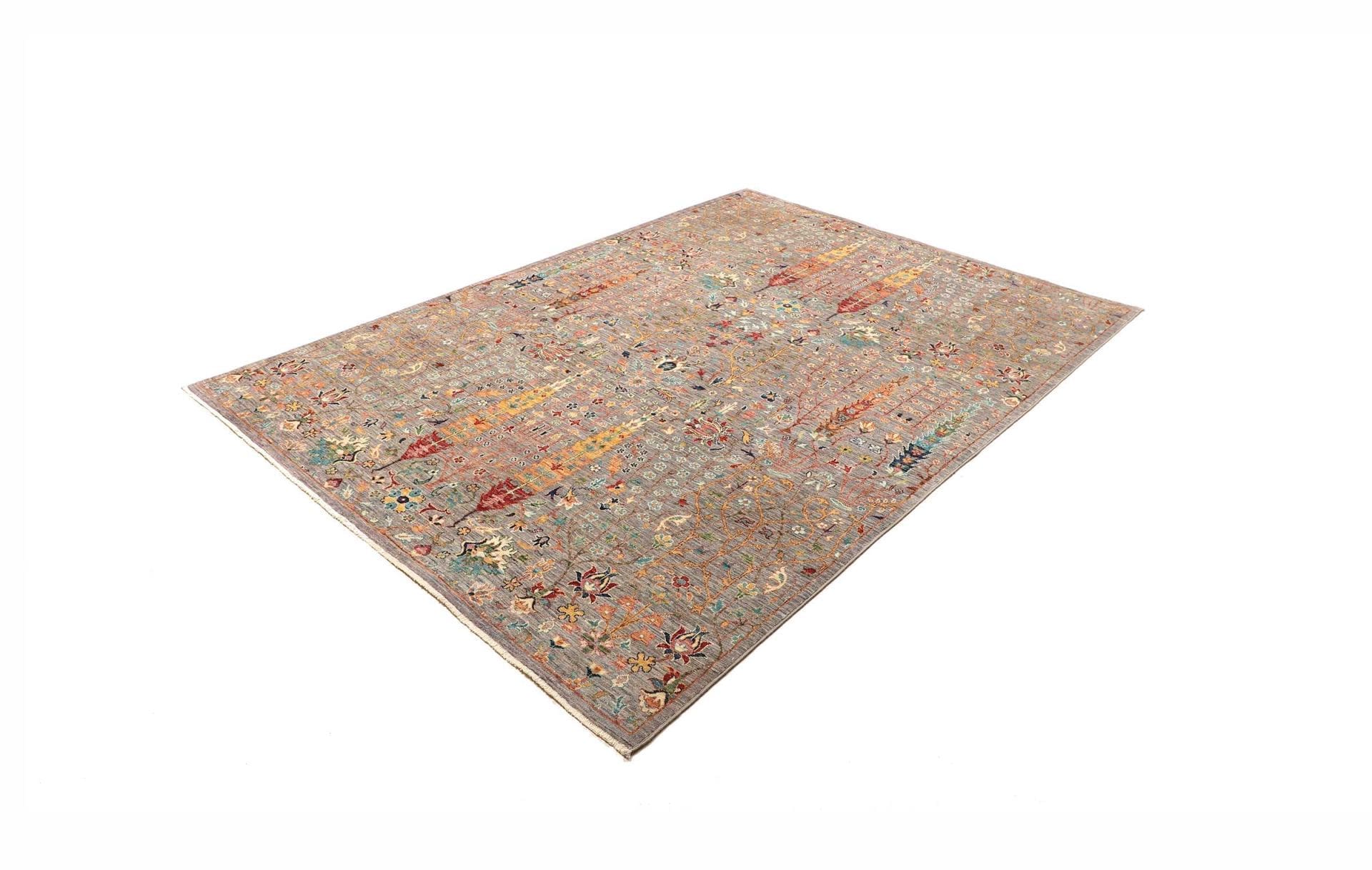 Samarkand Orientteppich 171 x 232cm, handgeknüpft, Wolle