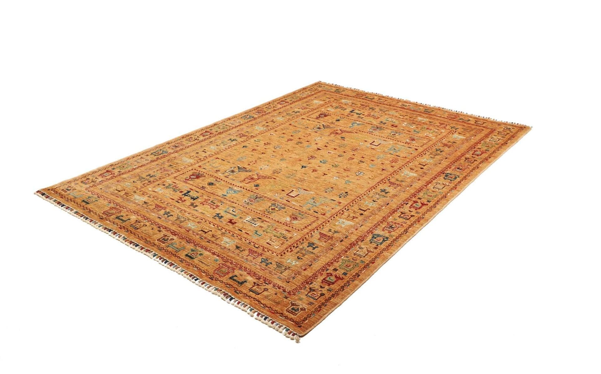 Orientteppich Samarkand 176 x 242cm, Schurwolle, handgeknüpft