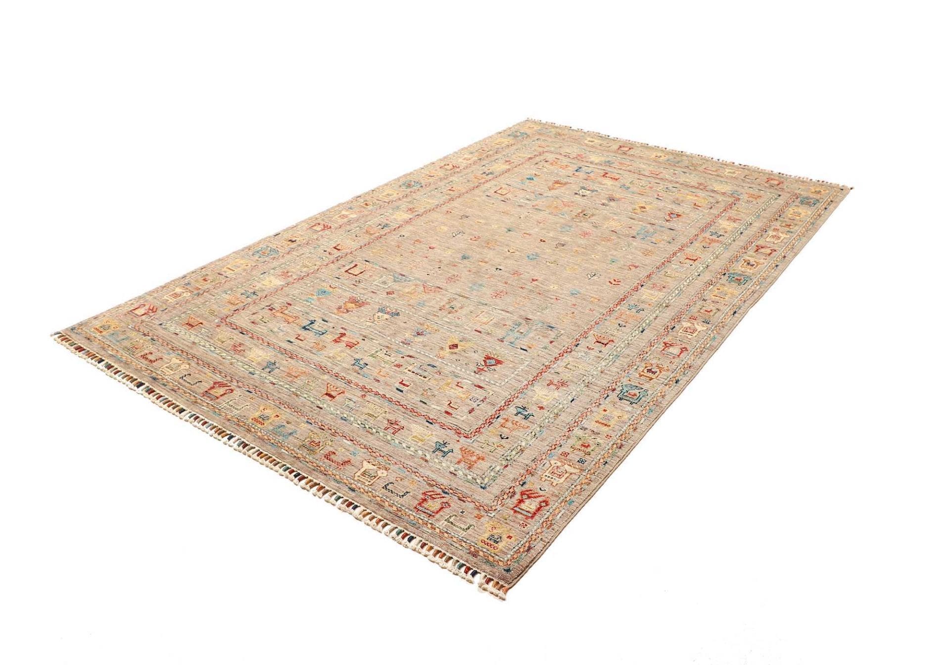 Samarkand Orientteppich 163 x 239cm – handgeknüpft, Schurwolle