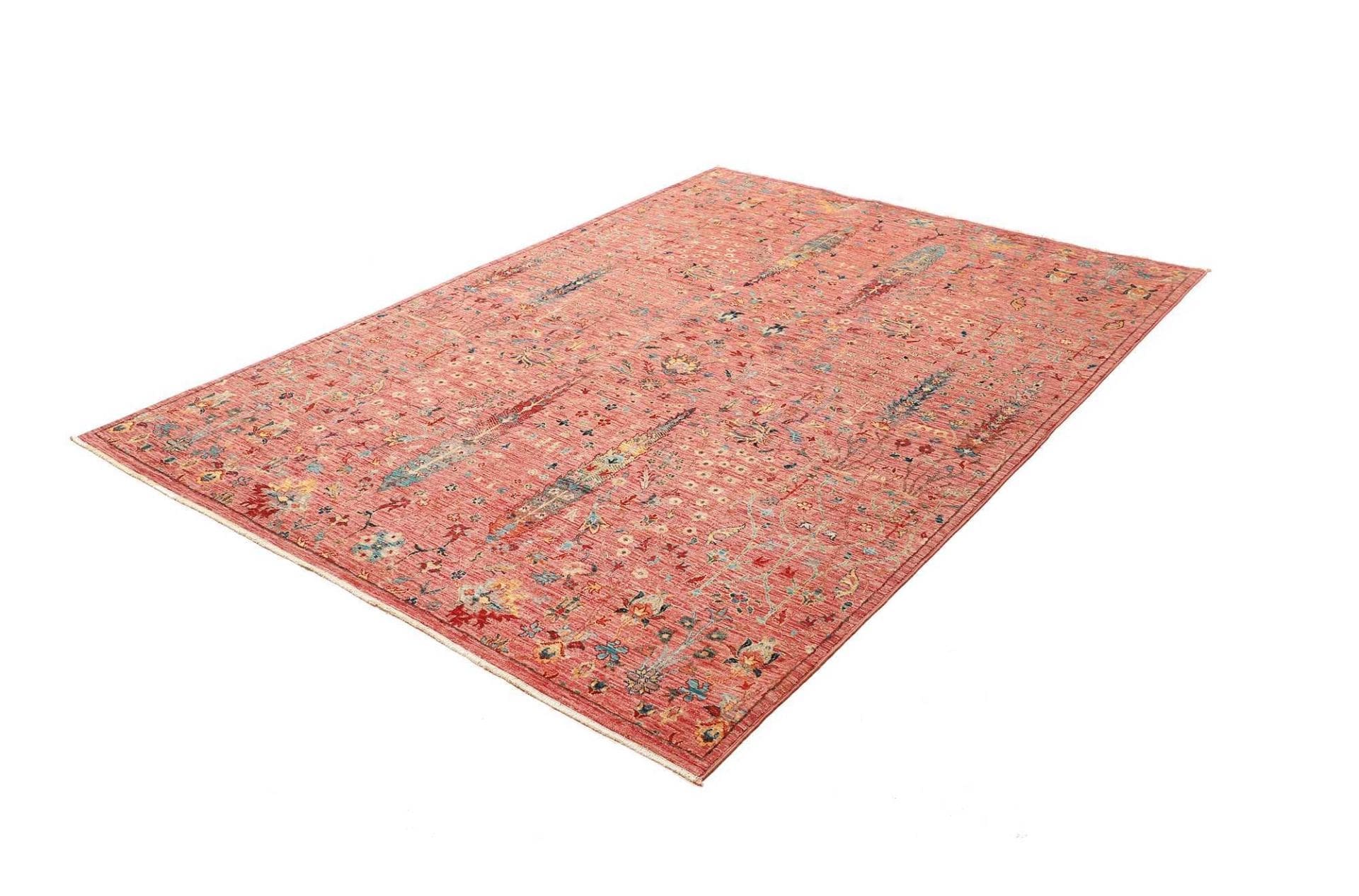 Samarkand Orientteppich 173 x 239cm, handgeknüpft, Schurwolle