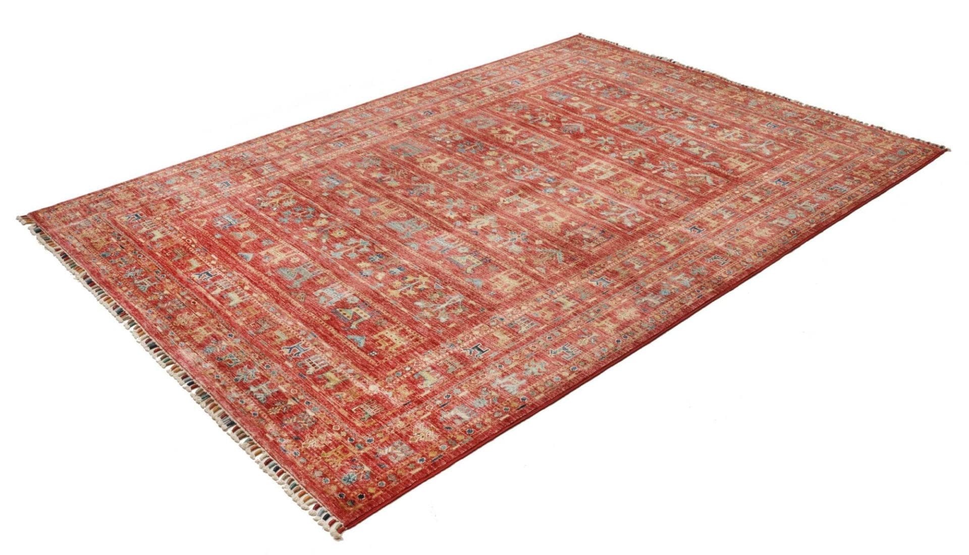 Orientteppich Samarkand 173 x 238 cm - handgeknüpft aus Wolle