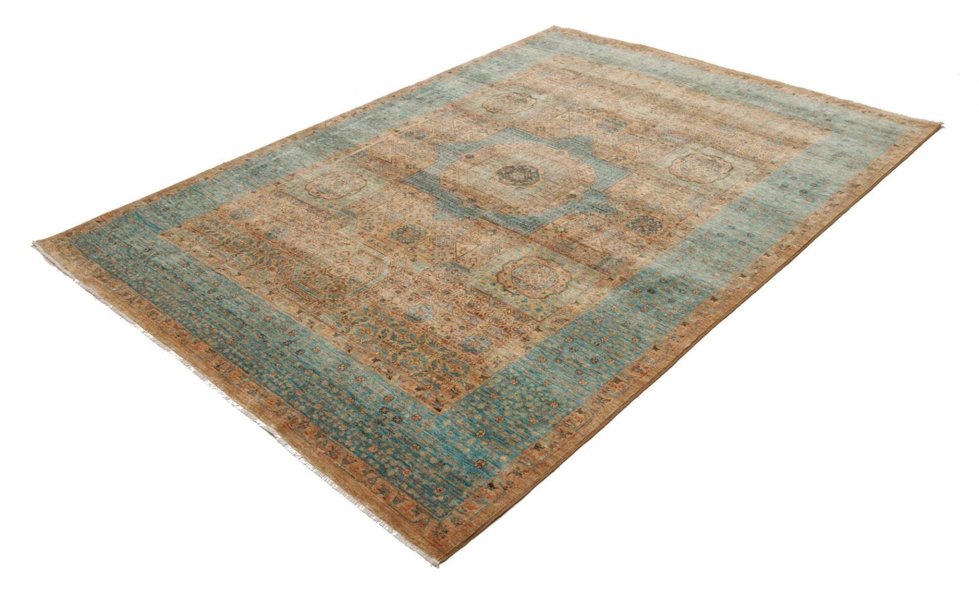 Mamluk Orientteppich 175 x 235cm, handgeknüpft, Schurwolle