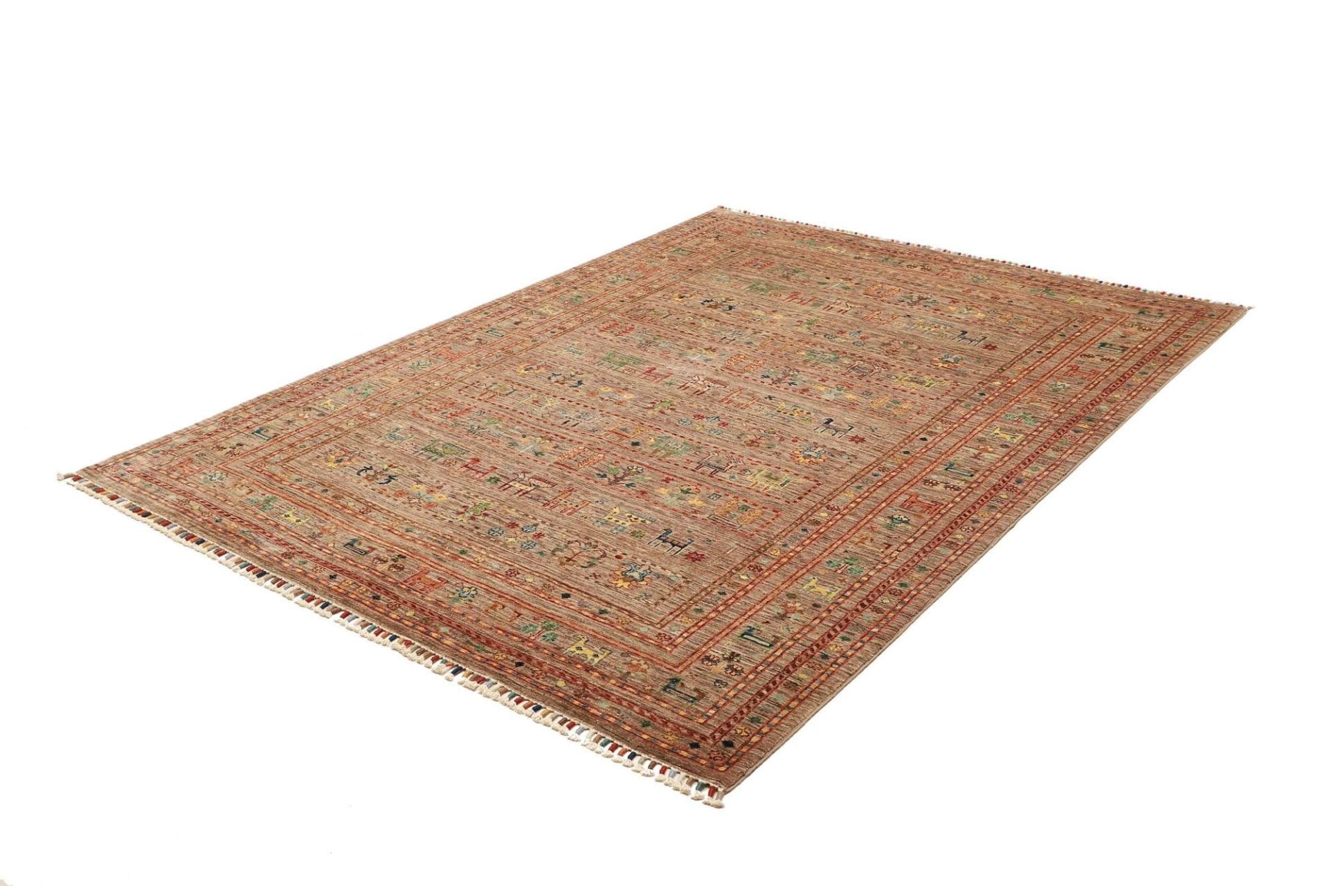 Samarkand Orientteppich 176 x 236cm - Handgeknüpft, Wolle