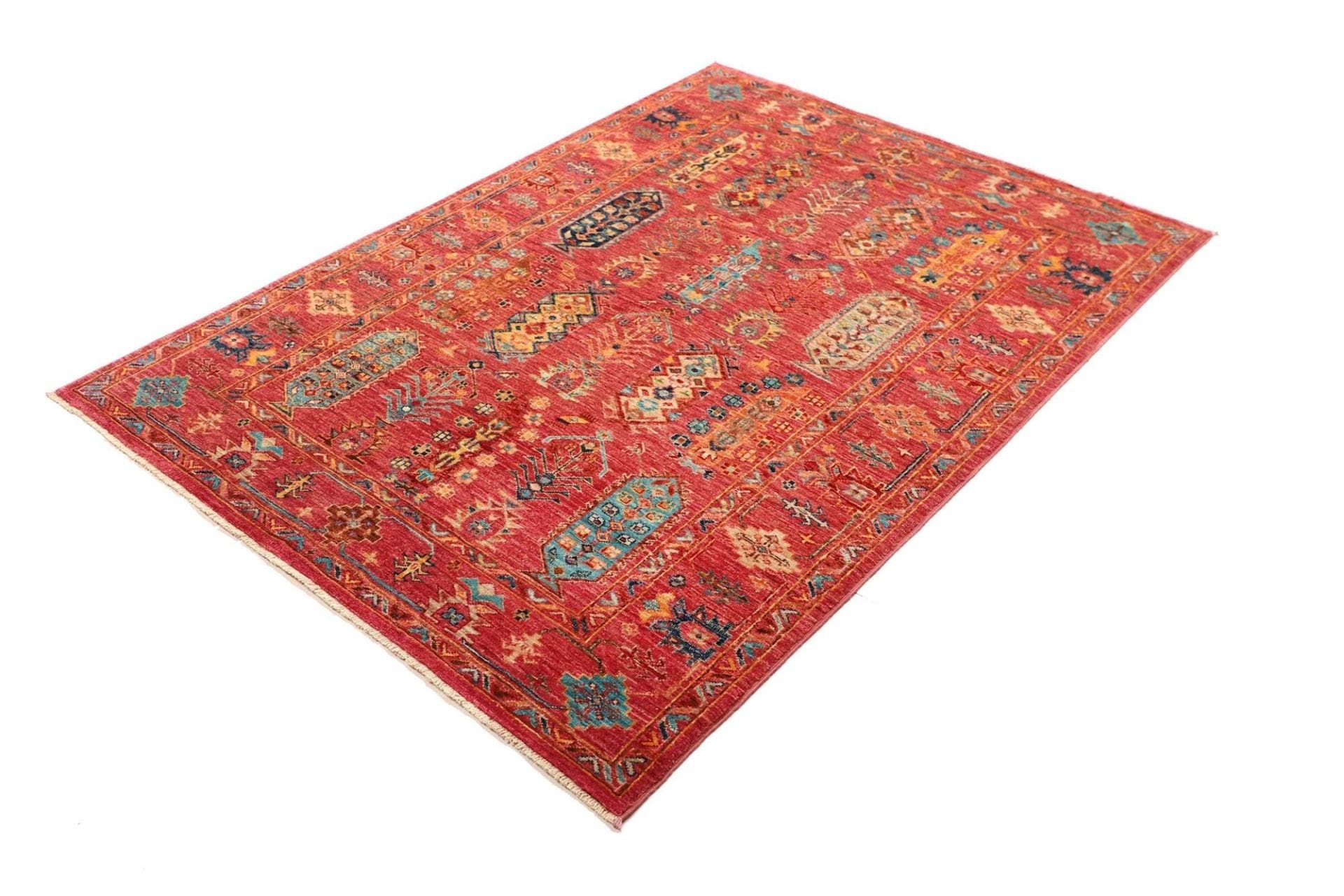 Orientteppich Samarkand 130 x 176cm, handgeknüpft, aus Schurwolle