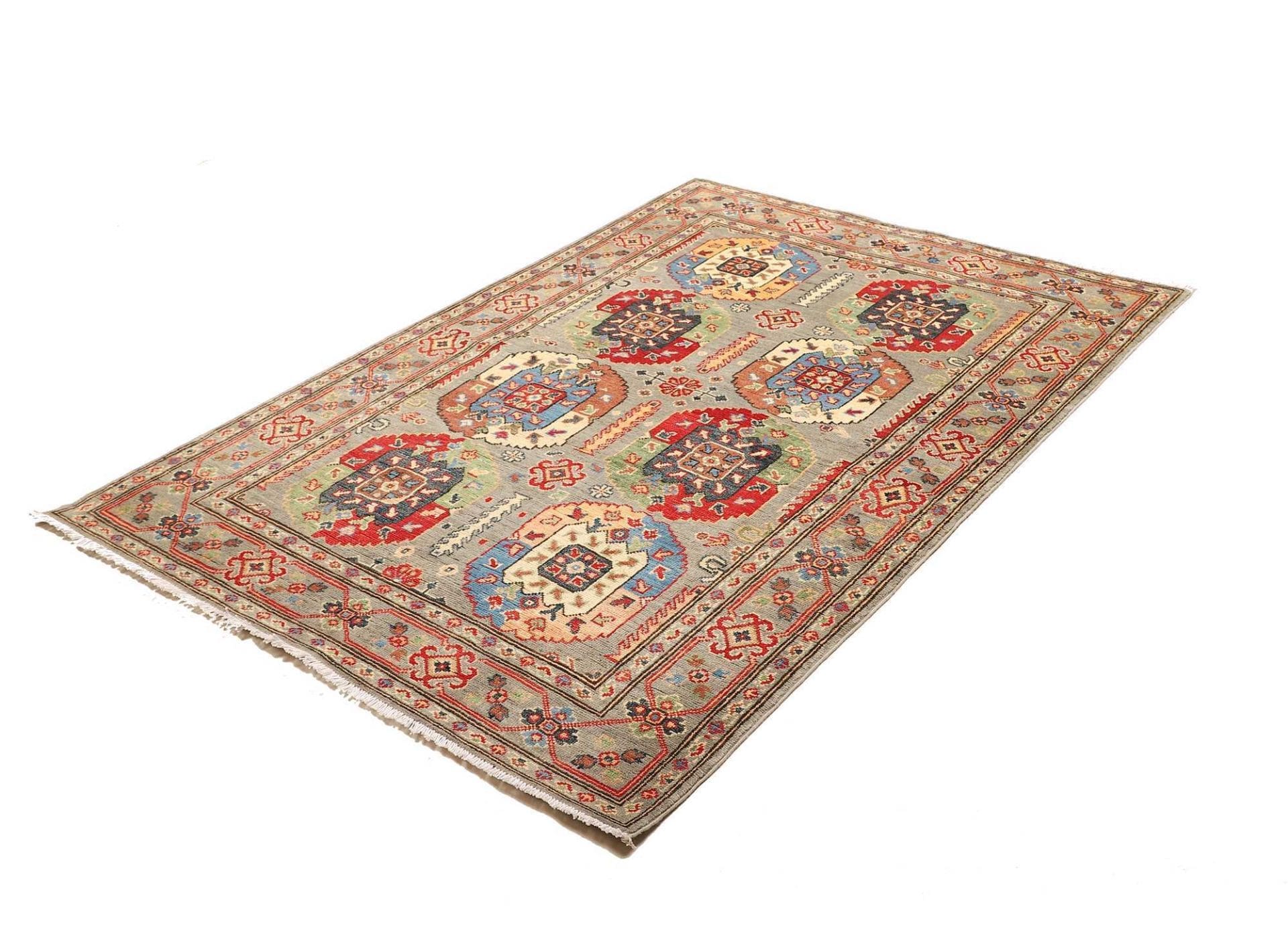 Ziegler Orientteppich 129 x 179 cm aus Schurwolle, handgeknüpft