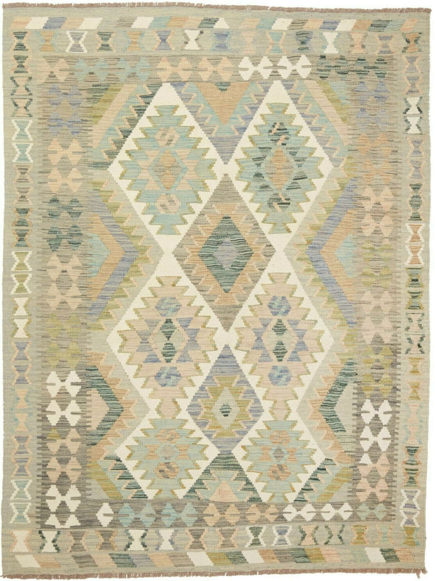 Orientteppich Kelim 152 x 199cm aus Schurwolle, handgewebt