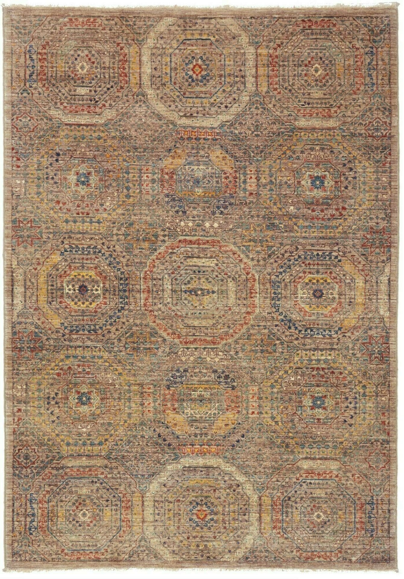 Mamluk Orientteppich 130 x 182 cm - Handgeknüpft aus Schurwolle