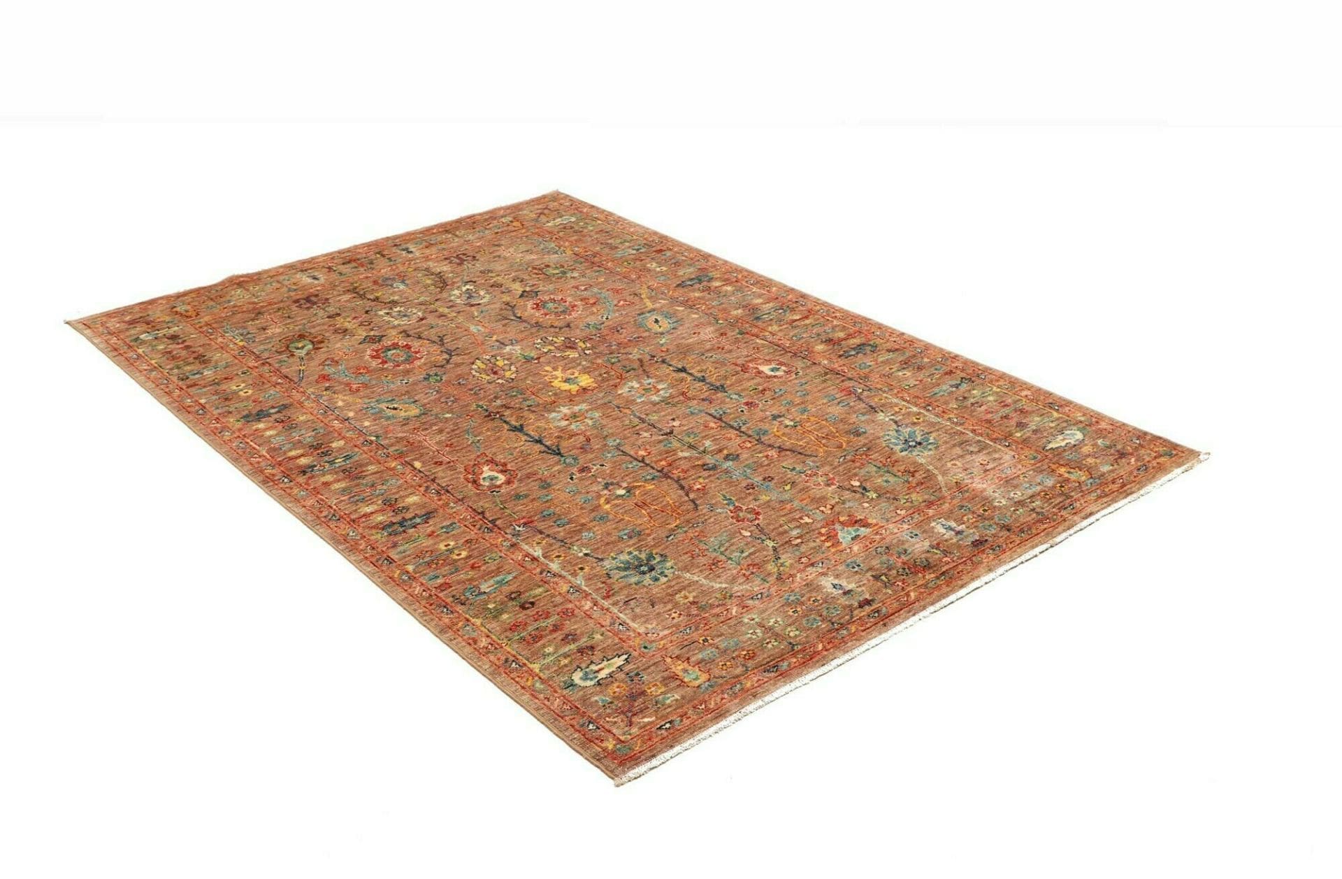 Orientteppich Samarkand 127 x 183cm, Schurwolle, handgeknüpft