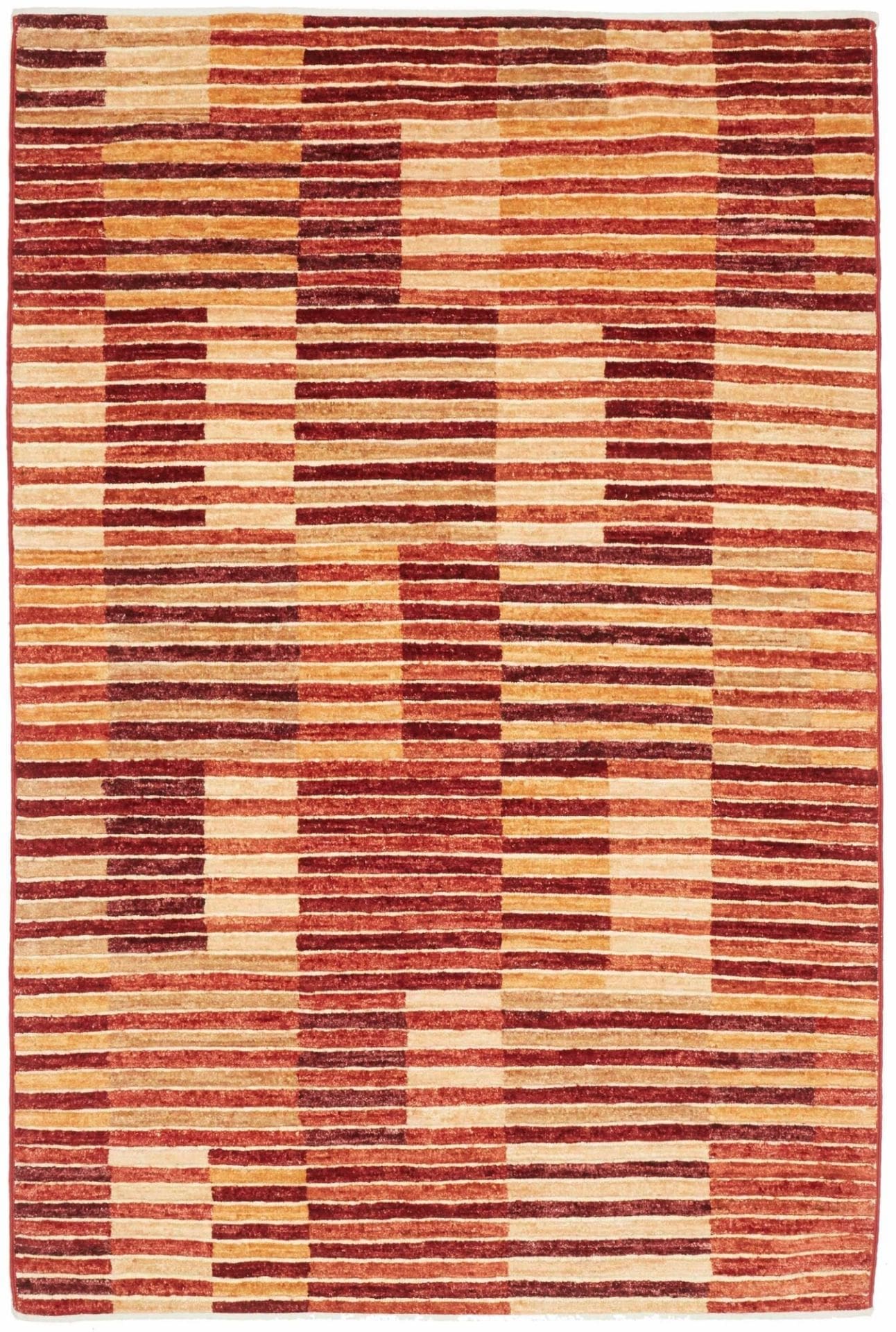 Ziegler Orientteppich 127 x 184 cm aus Schurwolle, handgeknüpft
