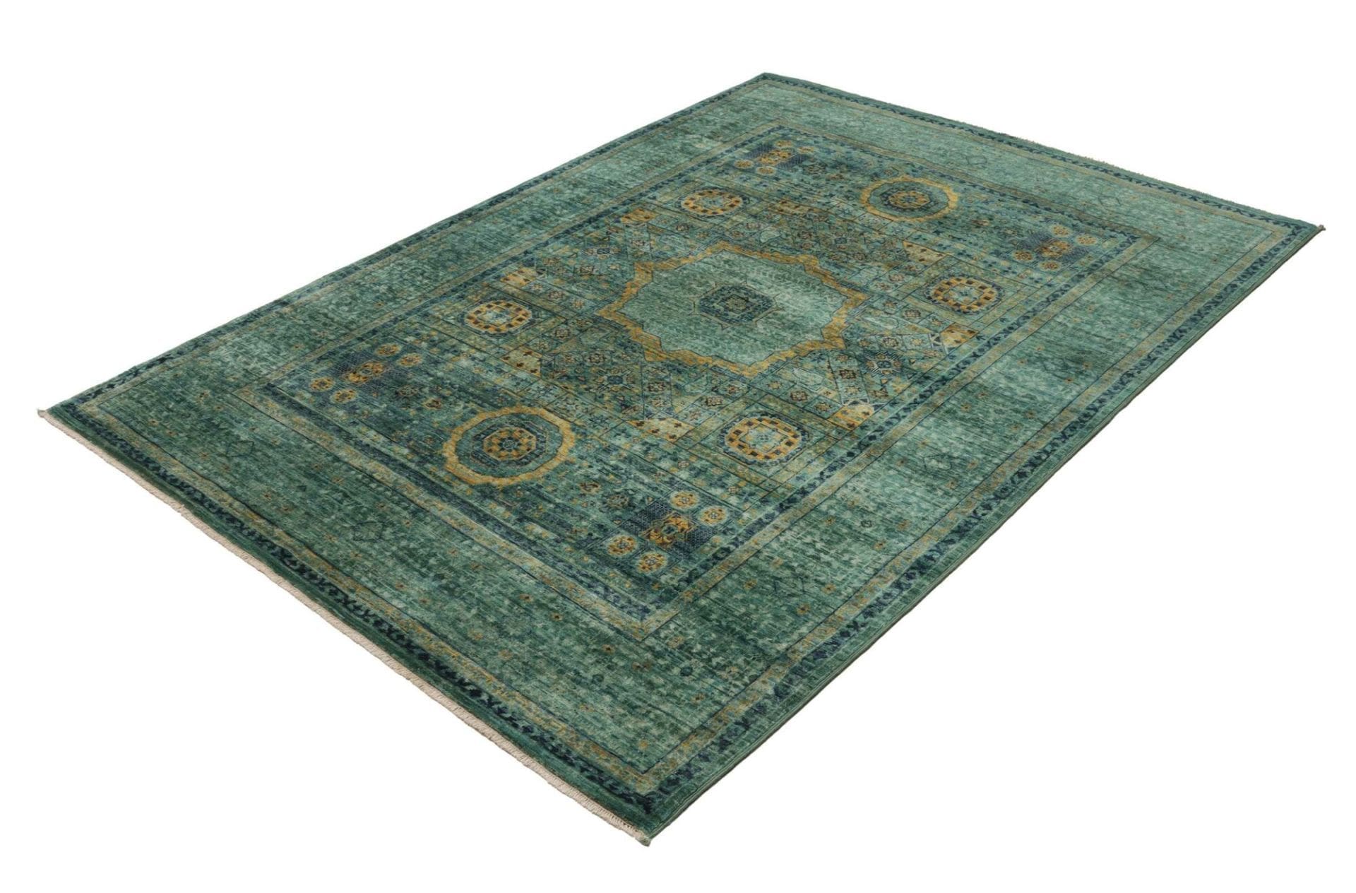 Mamluk Orientteppich 151 x 202cm, Seide, handgeknüpft