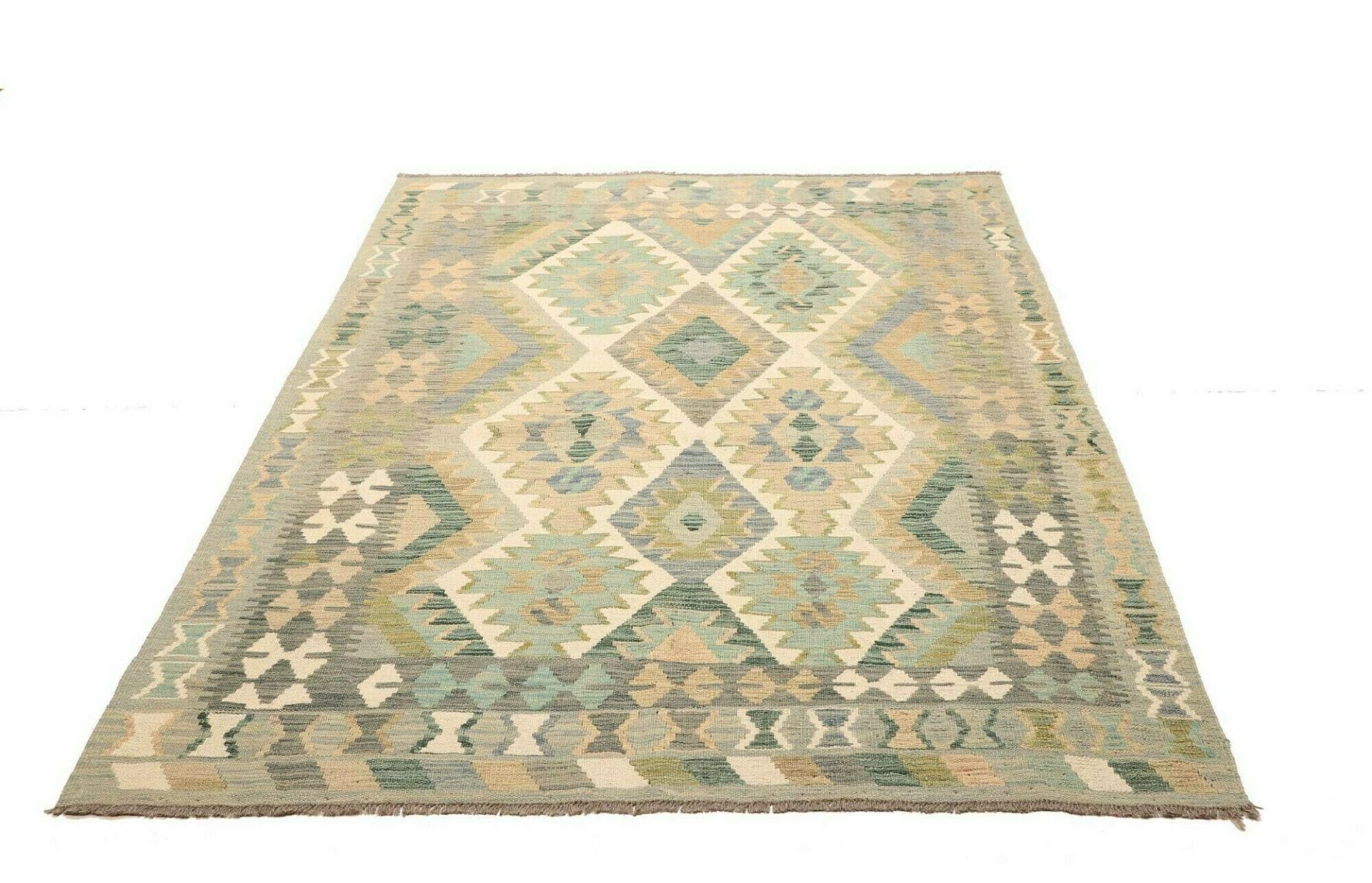 Orientteppich Kelim 152 x 199cm aus Schurwolle, handgewebt