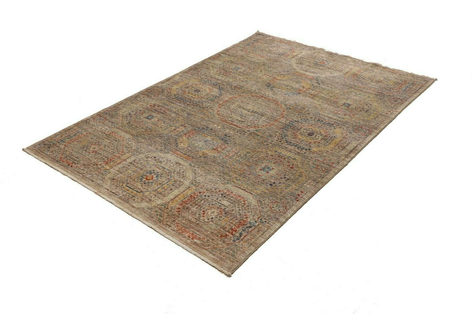 Mamluk Orientteppich 130 x 182 cm - Handgeknüpft aus Schurwolle