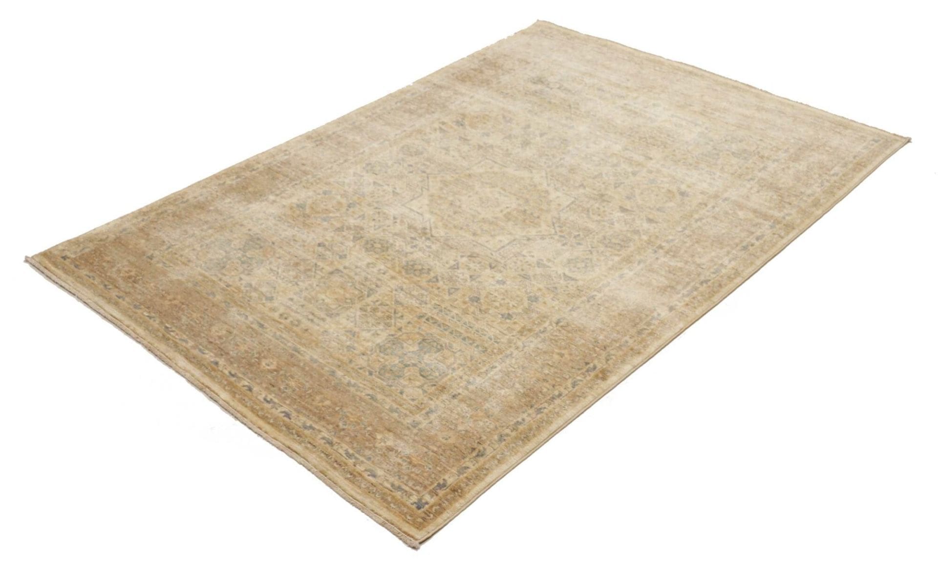 Mamluk Teppich 125 x 177cm aus Schurwolle – handgeknüpft Orientalisch