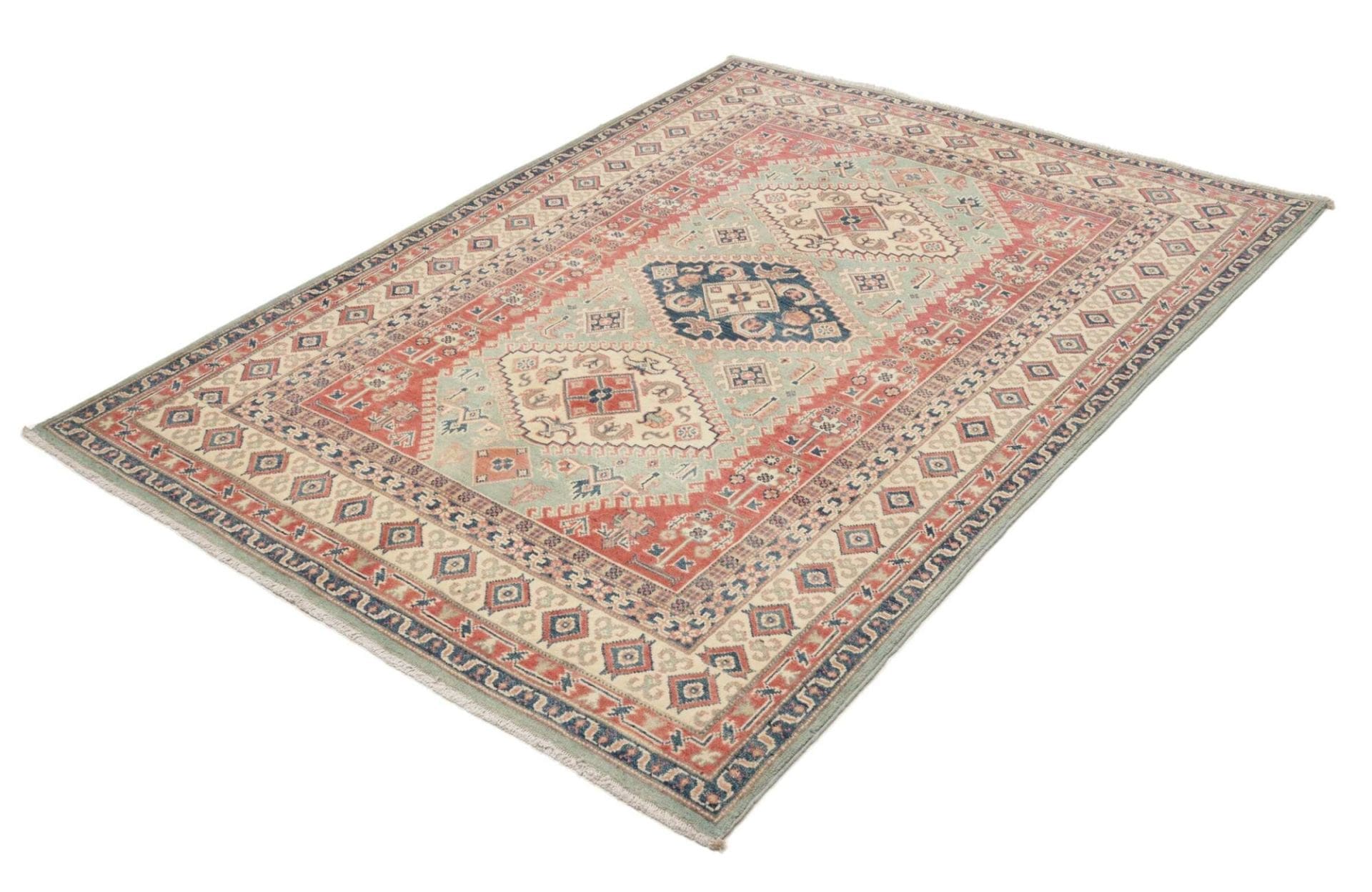 Kazak Orientteppich 150 x 194 cm – Handgeknüpft aus Schurwolle