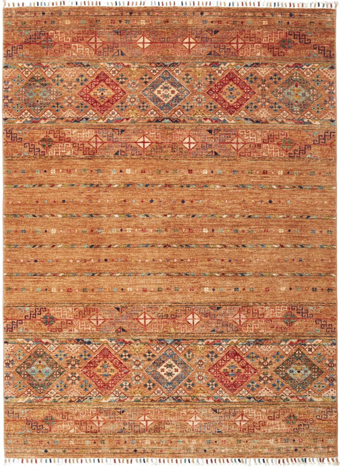 Samarkand Orientteppich 152 x 200cm, handgeknüpft, Schurwolle
