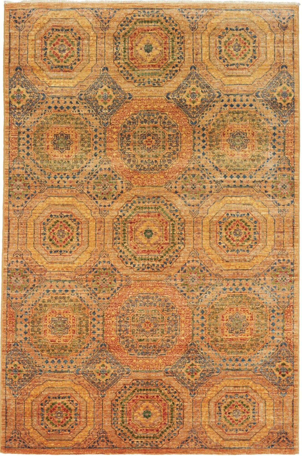 Mamluk Orientteppich 129 x 189 cm - Handgeknüpft aus Wolle