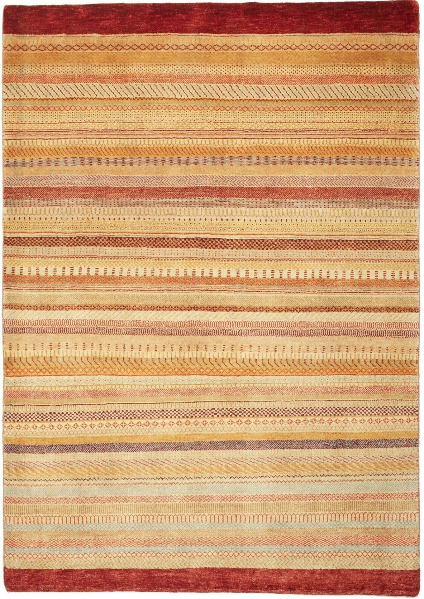 Orientteppich Loribaft 146 x 202 cm aus Schurwolle, handgeknüpft