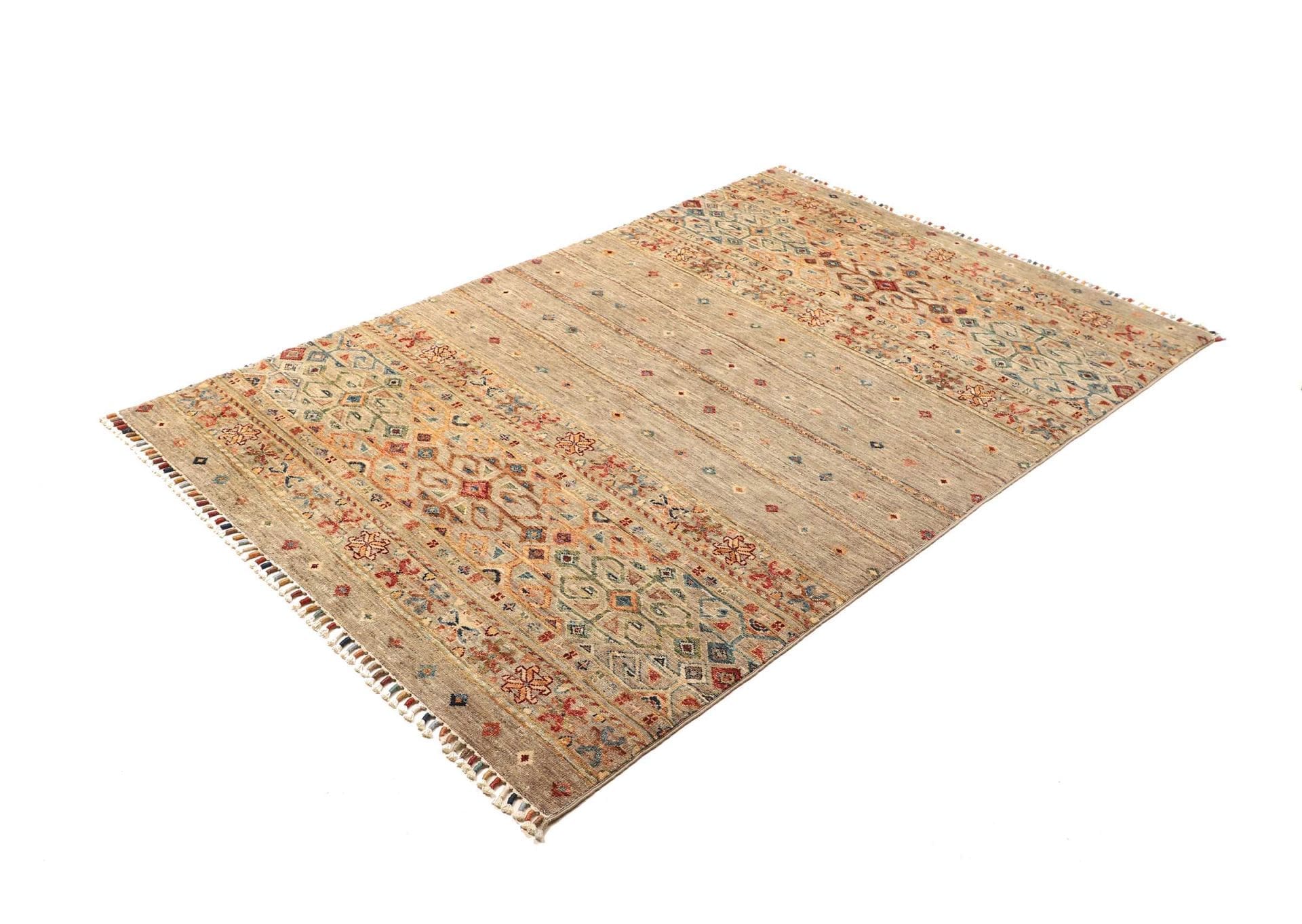 Orientteppich Samarkand 128 x 184cm, handgeknüpft, Schurwolle