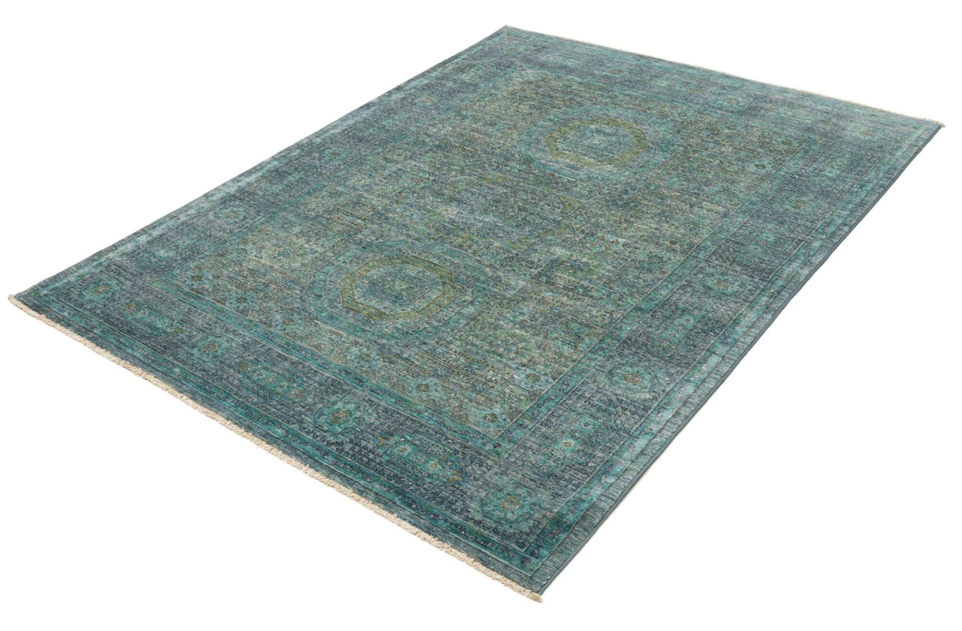 Mamluk Orientteppich 153 x 193 cm - Handgeknüpft aus Wolle