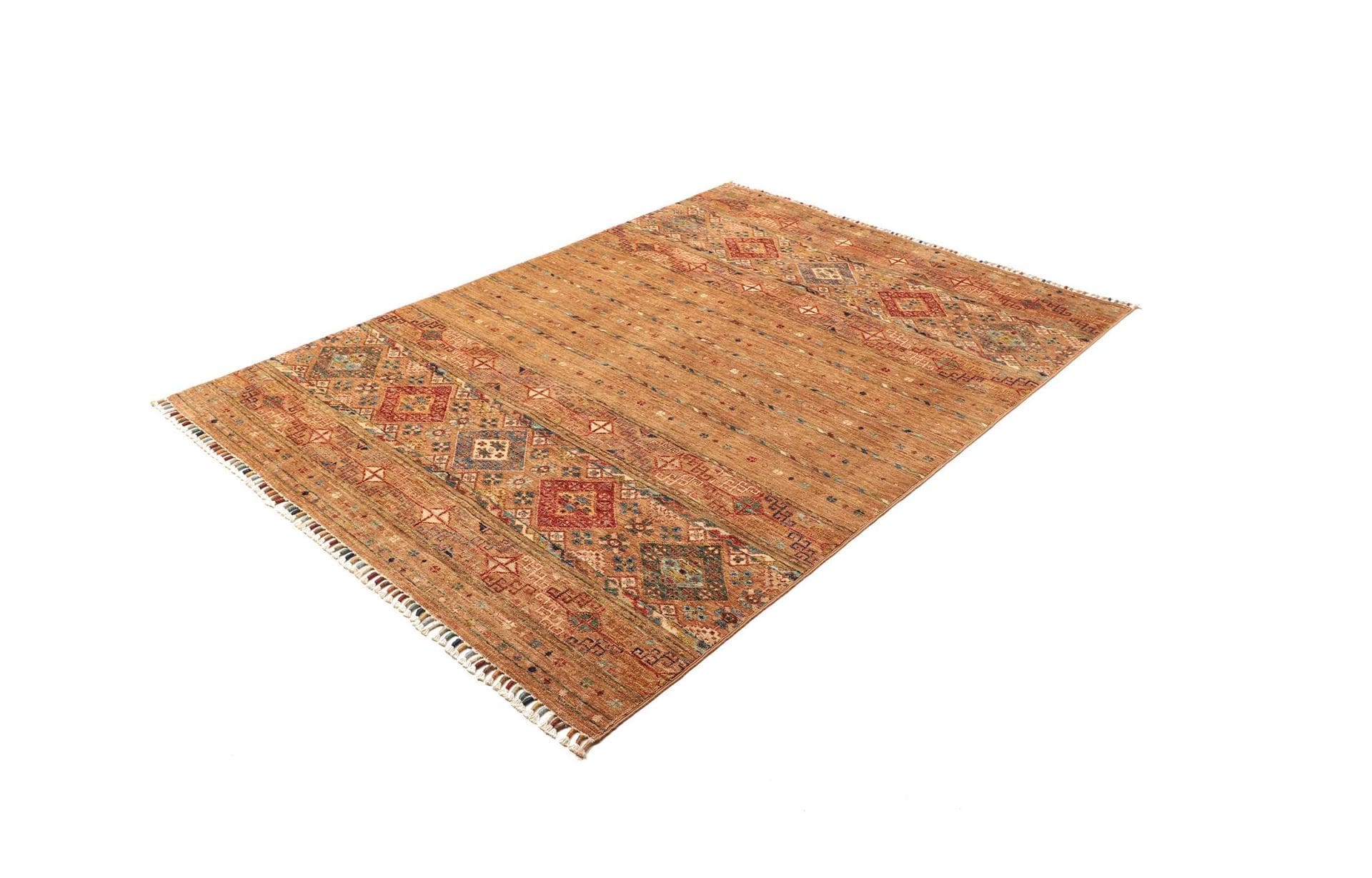 Samarkand Orientteppich 152 x 200cm, handgeknüpft, Schurwolle