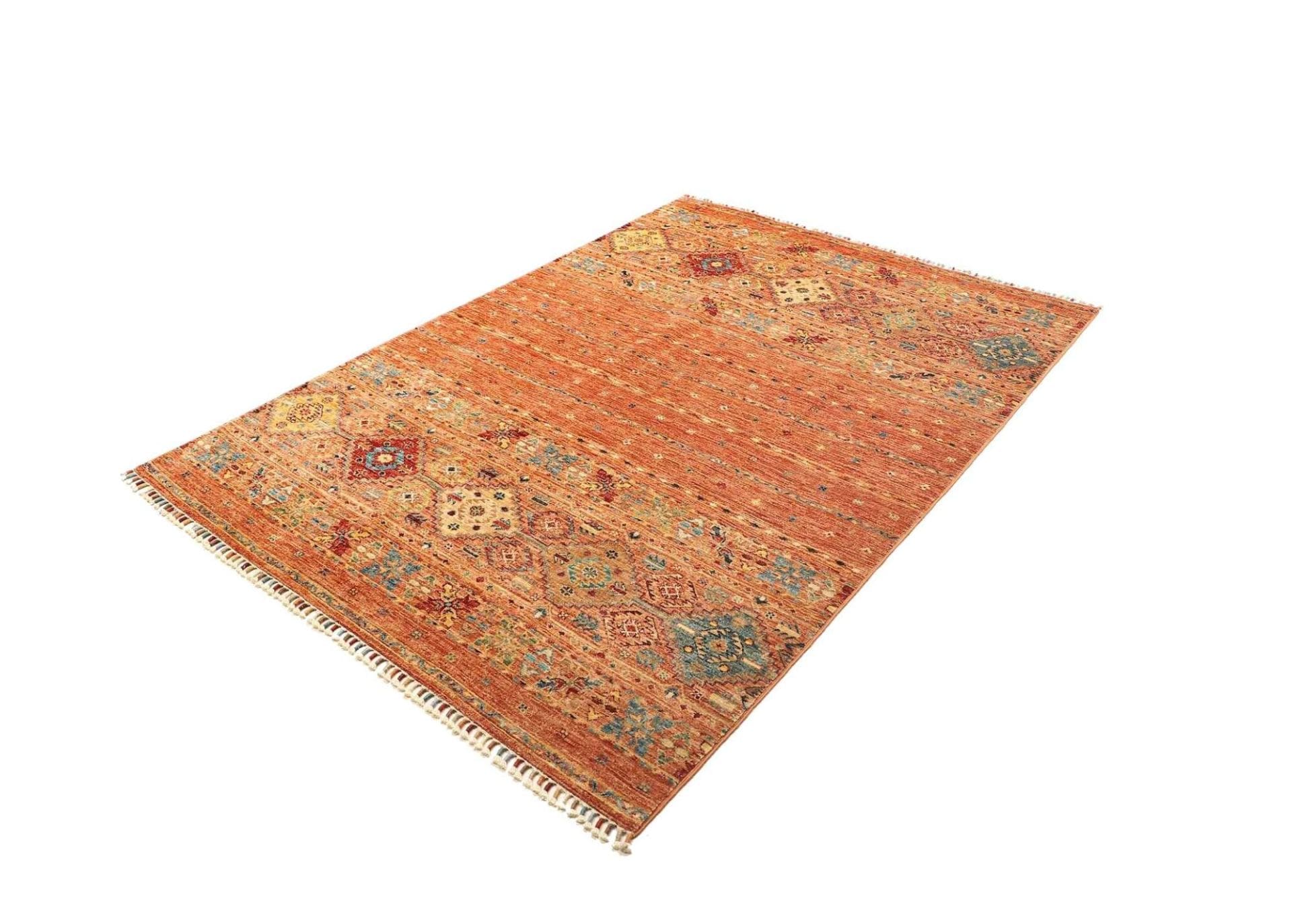 Samarkand Teppich 154 x 207cm – Handgeknüpft aus Schurwolle