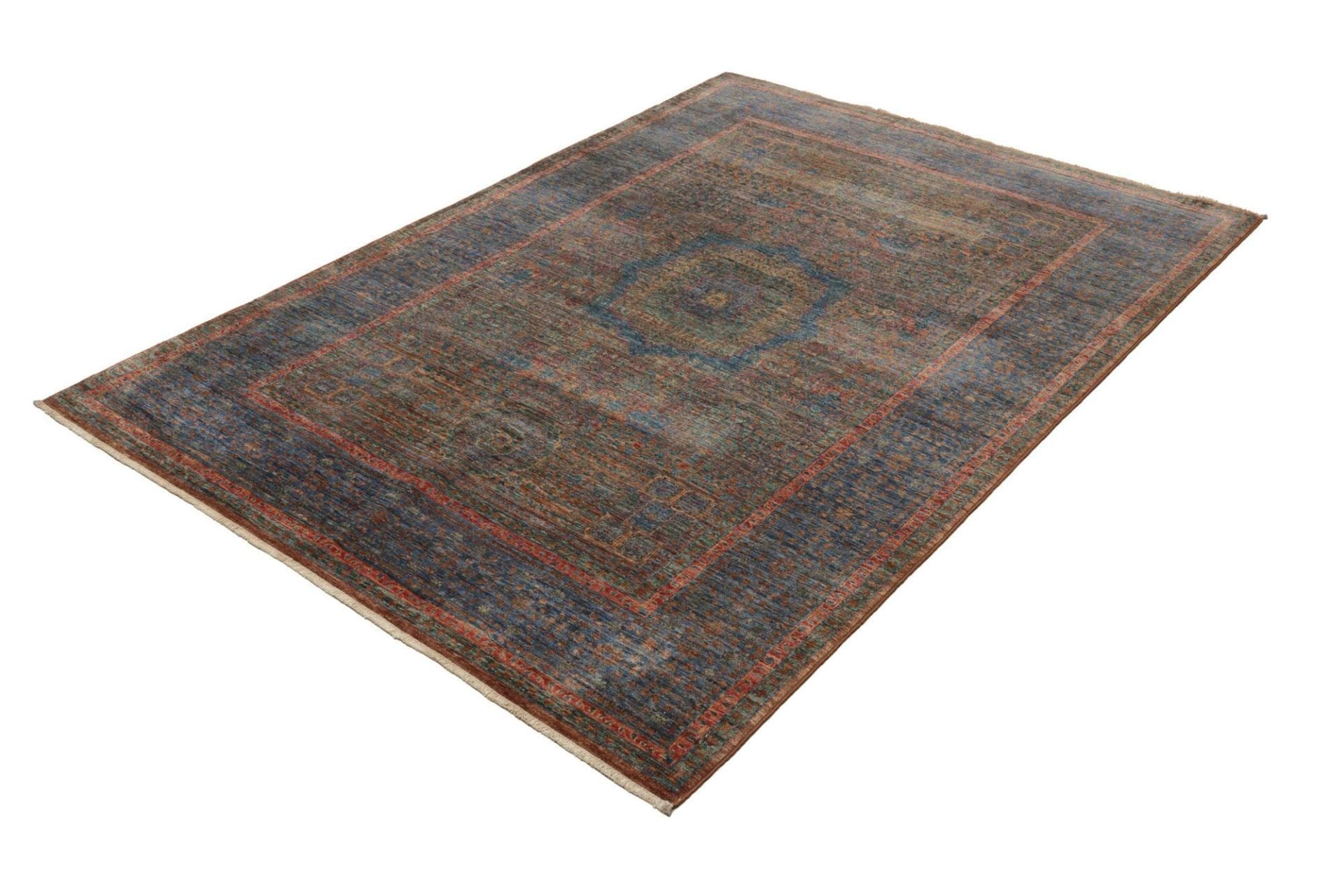 Mamluk Orientteppich 148 x 207 cm, Schurwolle, handgeknüpft