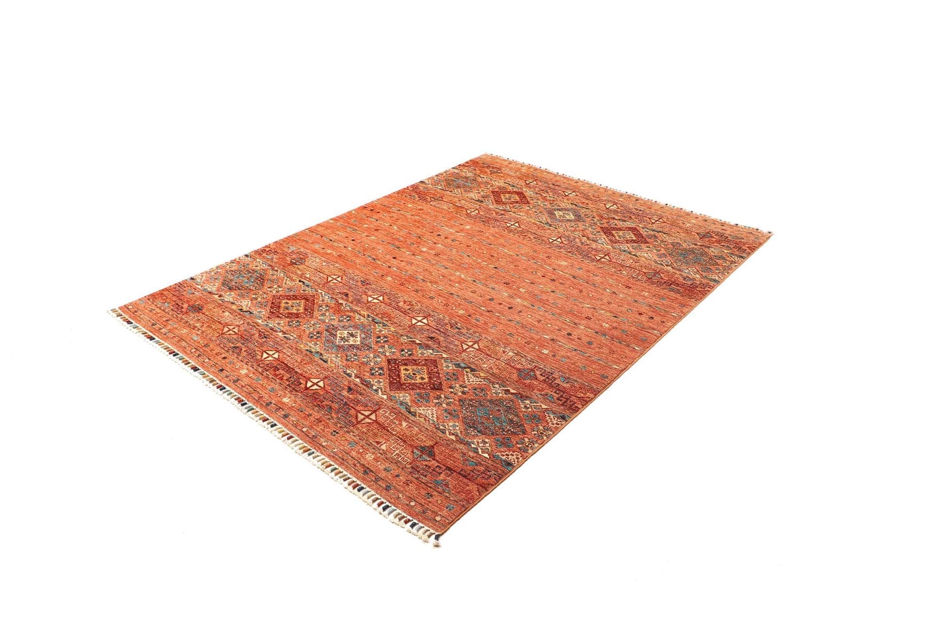 Samarkand Orientteppich 153 x 202cm, handgeknüpft, Wolle
