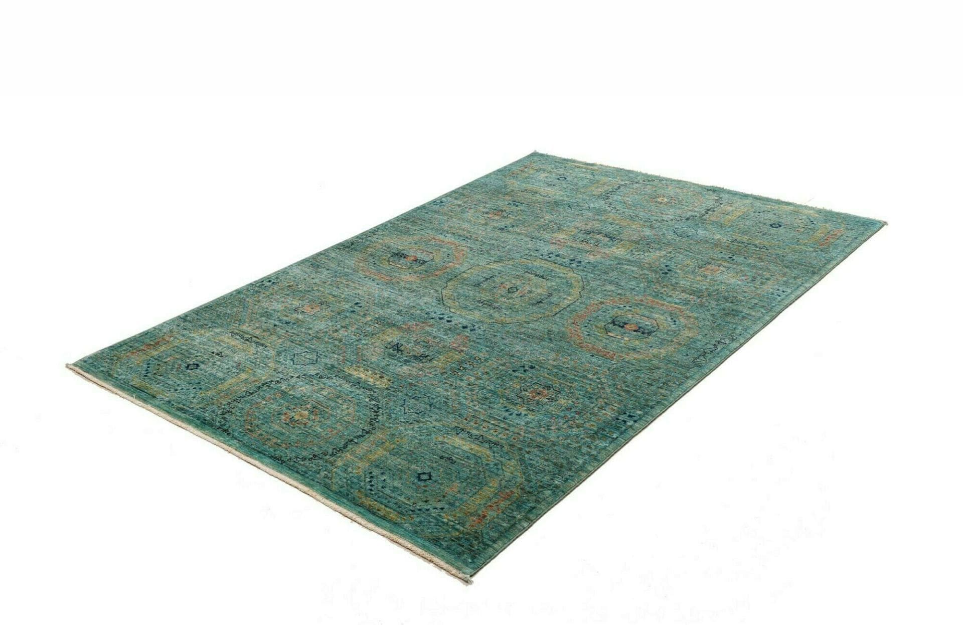 Mamluk Orientteppich 127 x 189 cm - Handgeknüpft, Schurwolle