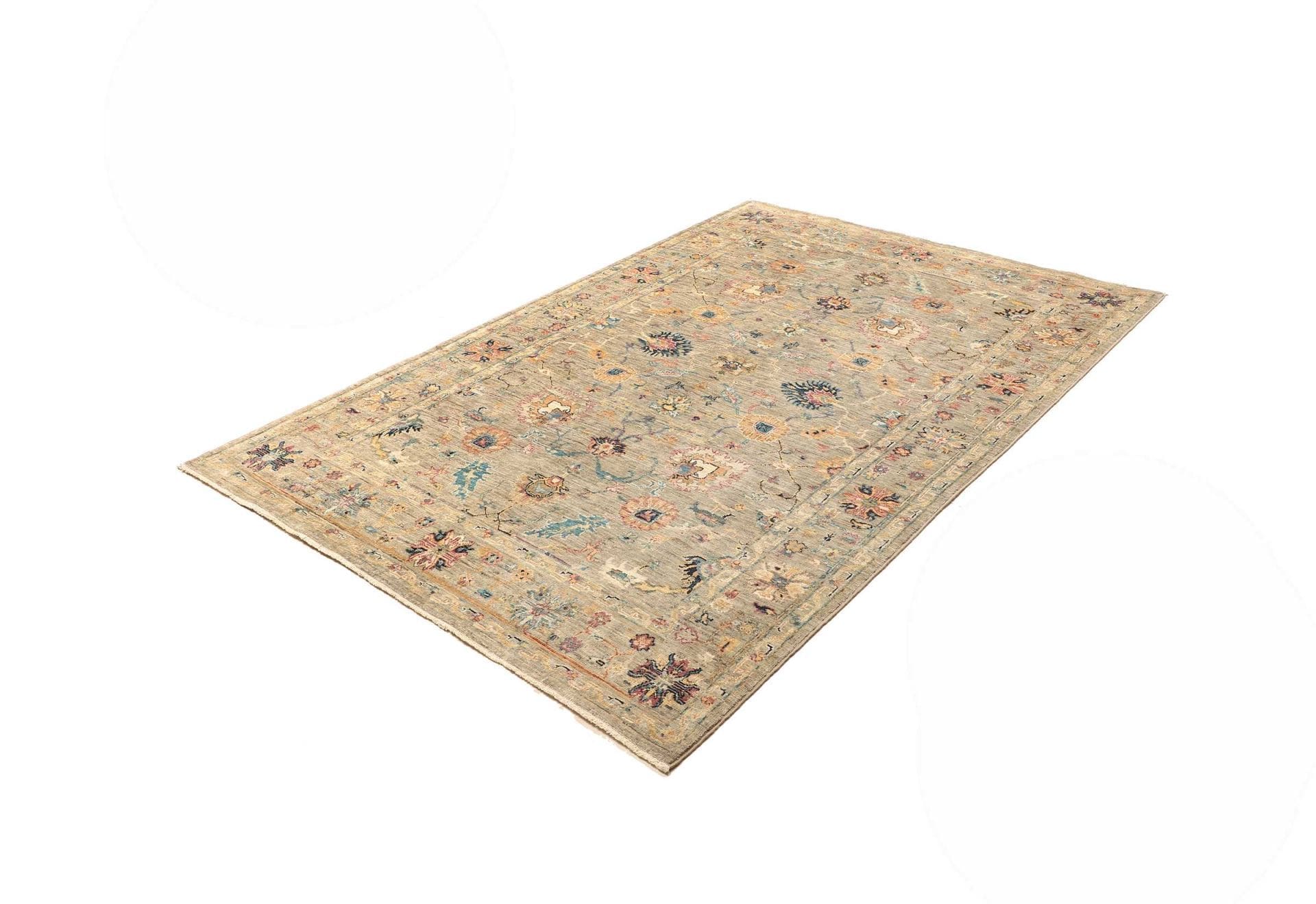 Ziegler Teppich 150 x 208cm aus Schurwolle, handgeknüpft, Pakistan