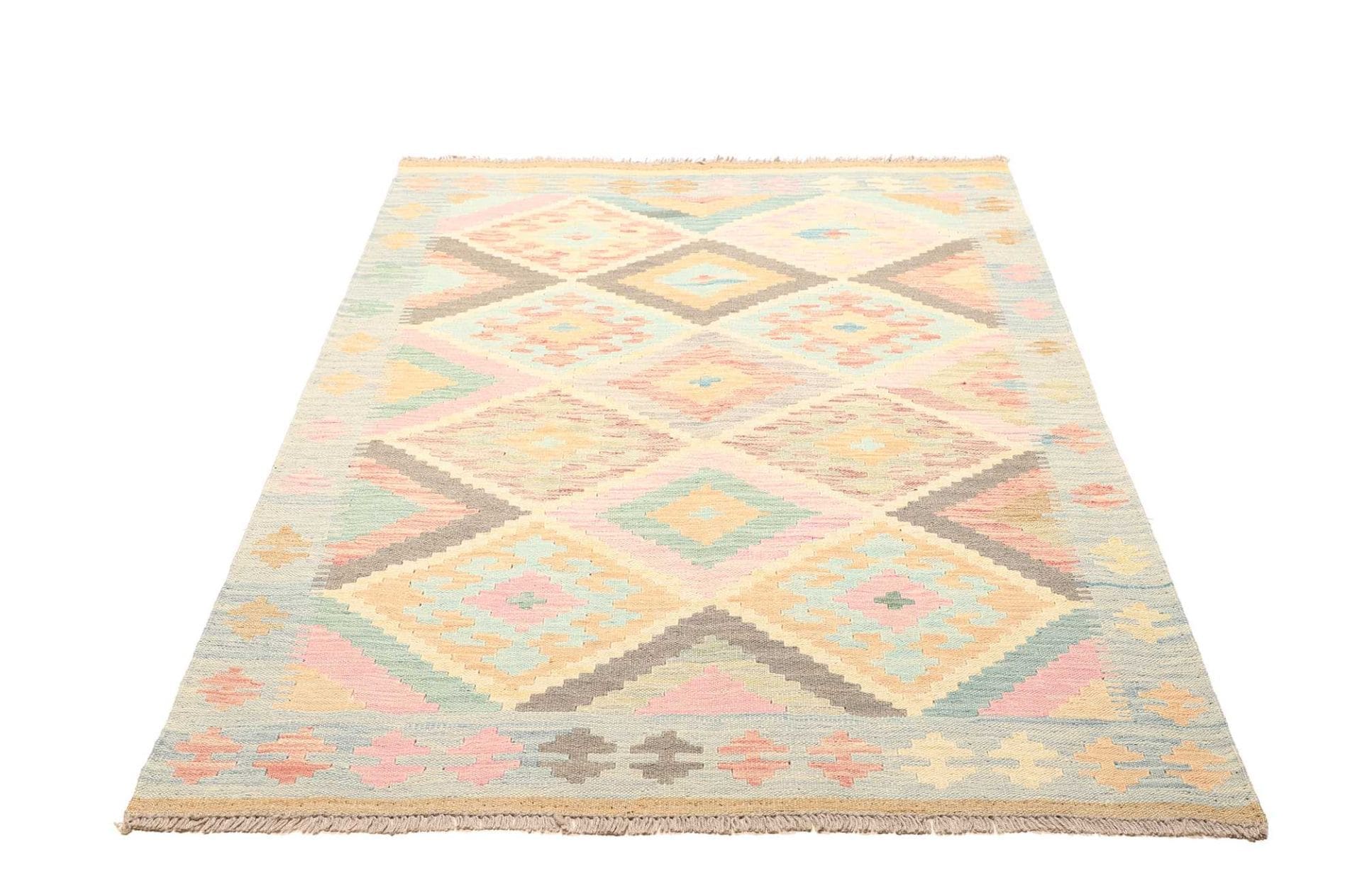 Kelim Teppich 123 x 178 cm - Handgewebt, rustikales Flair