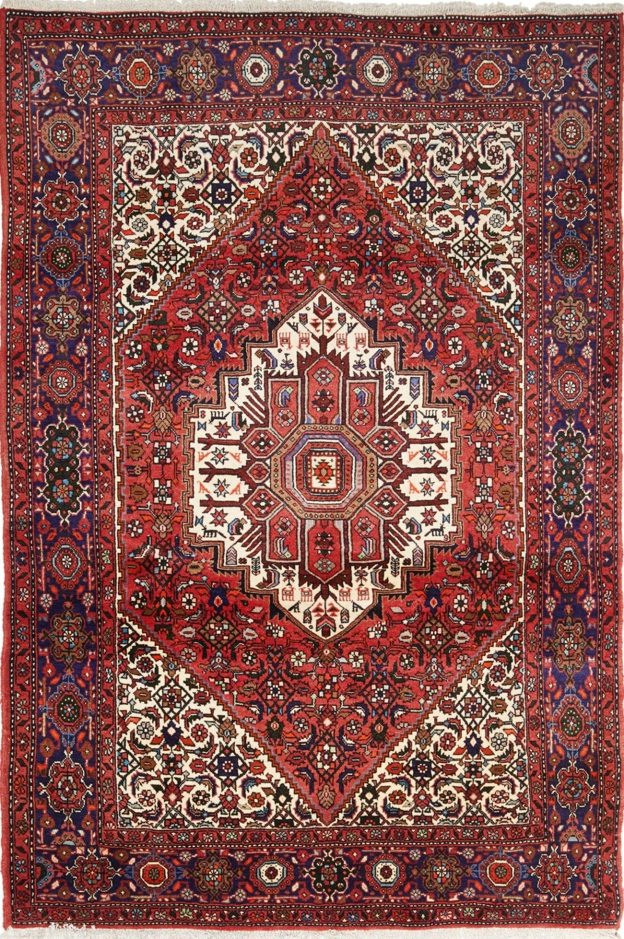 Gholtogh Orientteppich 128 x 188 cm, handgeknüpft aus Schurwolle