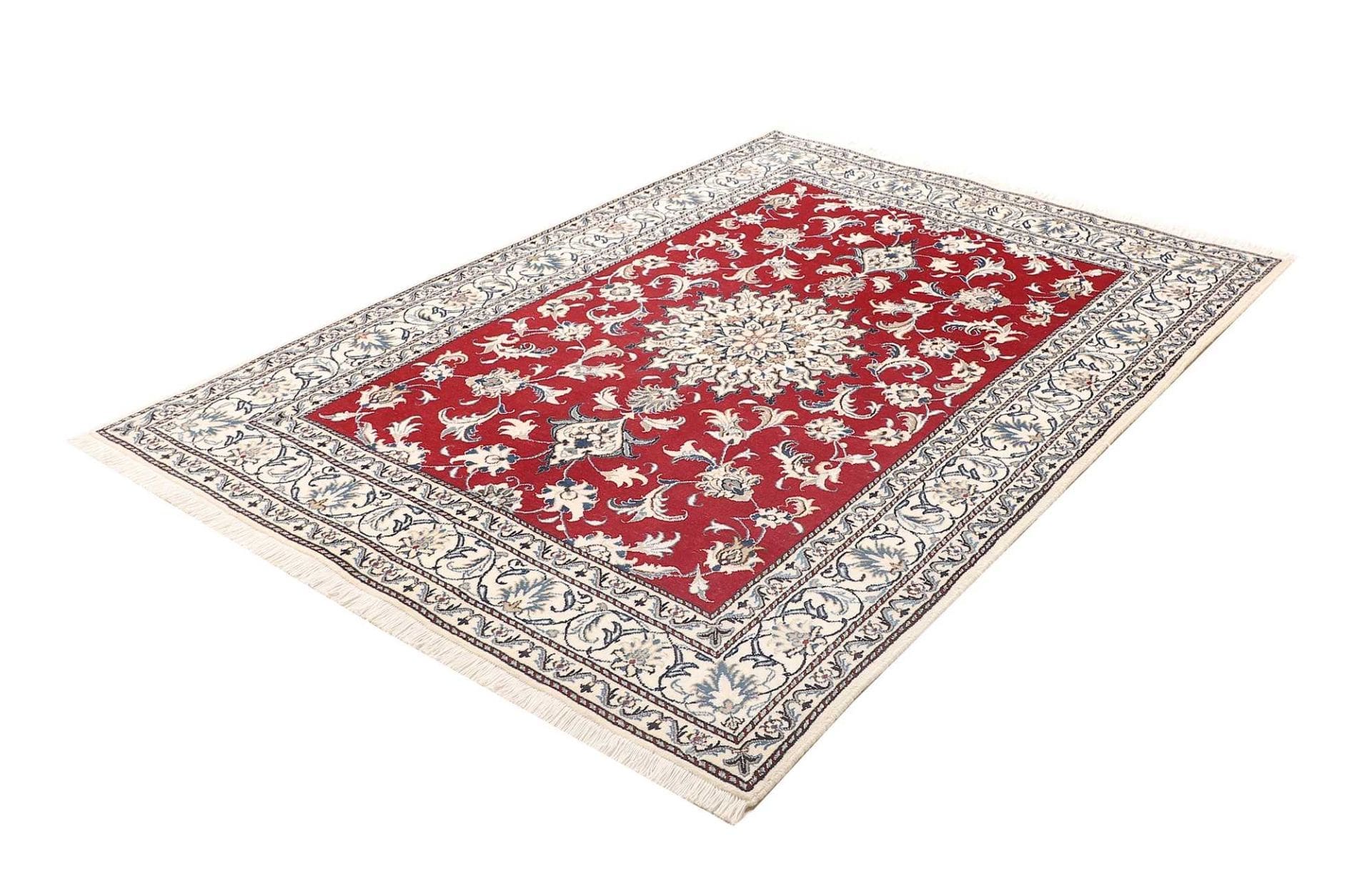 Exklusiver Nain Teppich 153 x 203cm – Handgeknüpft, Perserteppich