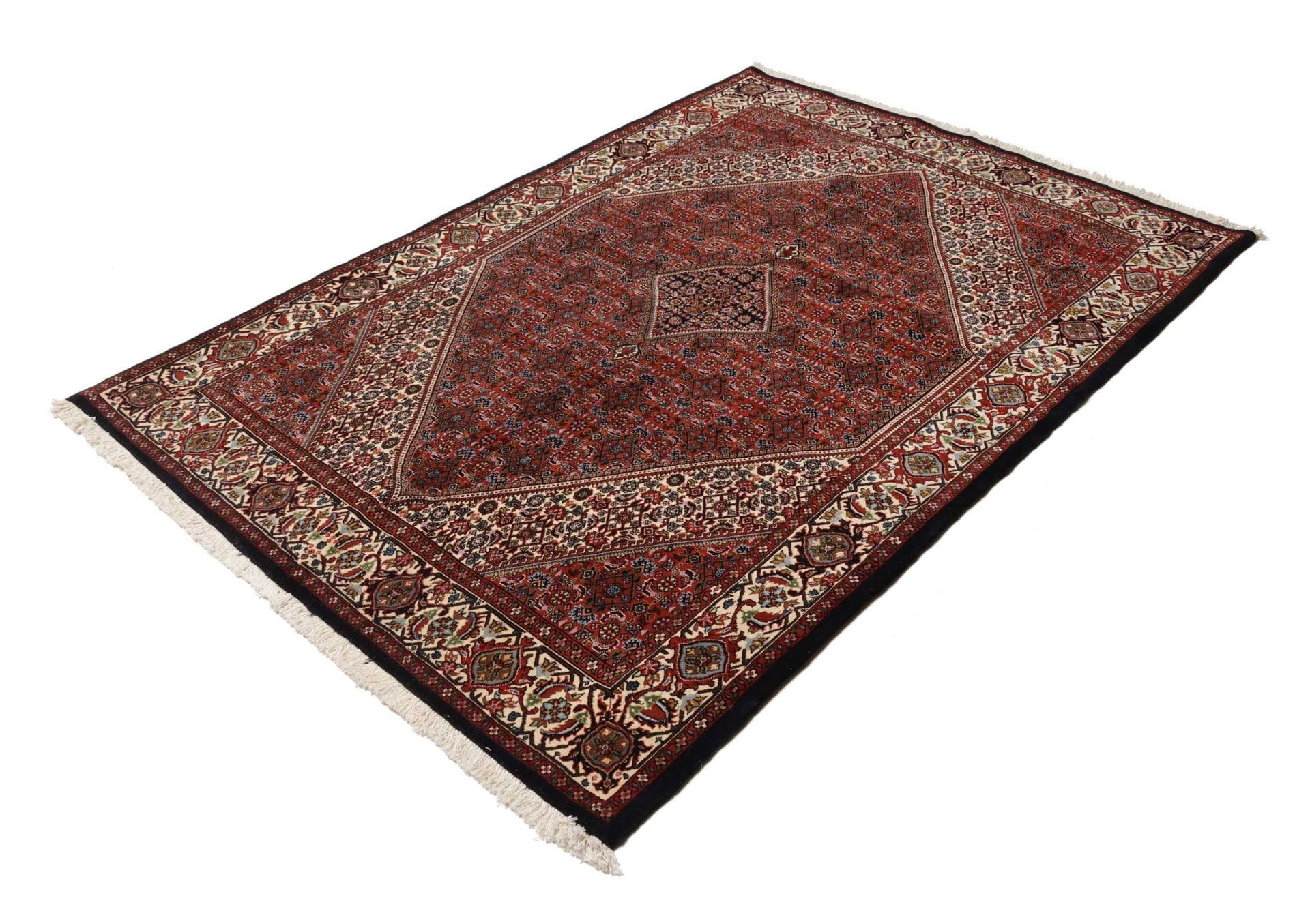 Bidjar Teppich 147 x 202cm, Schurwolle, handgeknüpft, Perserteppich