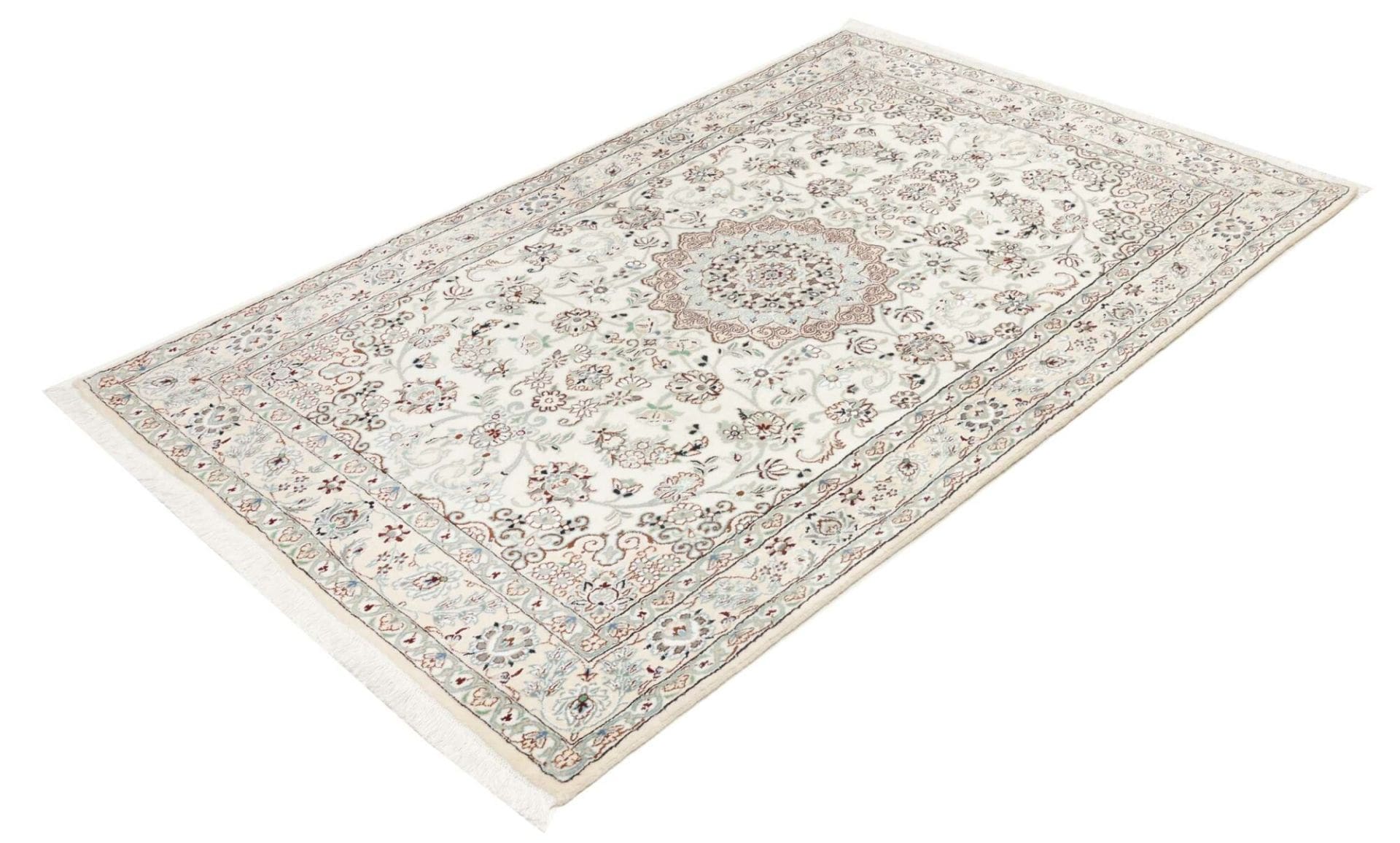 Exklusiver Nain Teppich 130 x 206 cm - Schurwolle, handgeknüpft