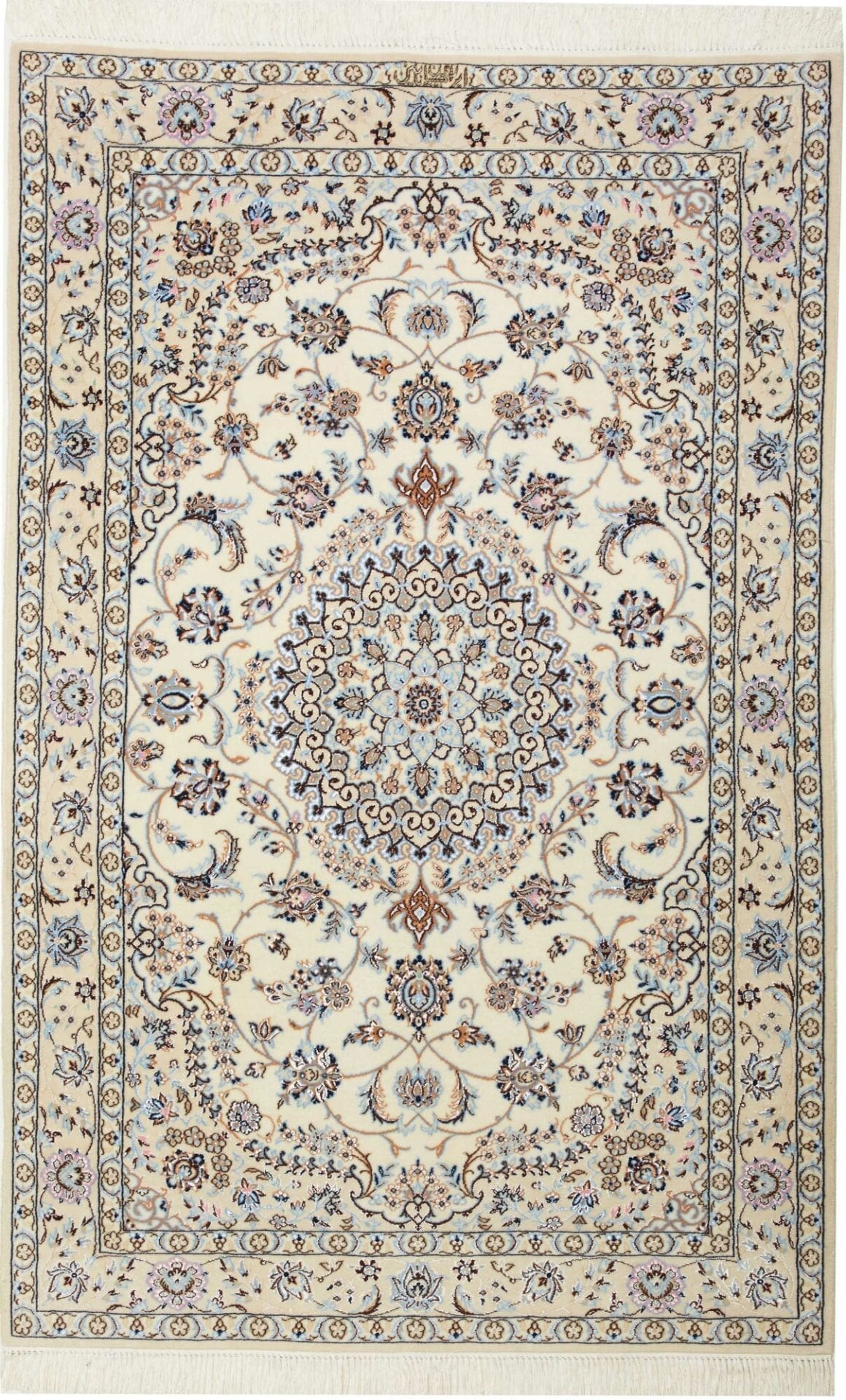 Nain Perserteppich 106 x 159 cm - Handgeknüpft aus Schurwolle