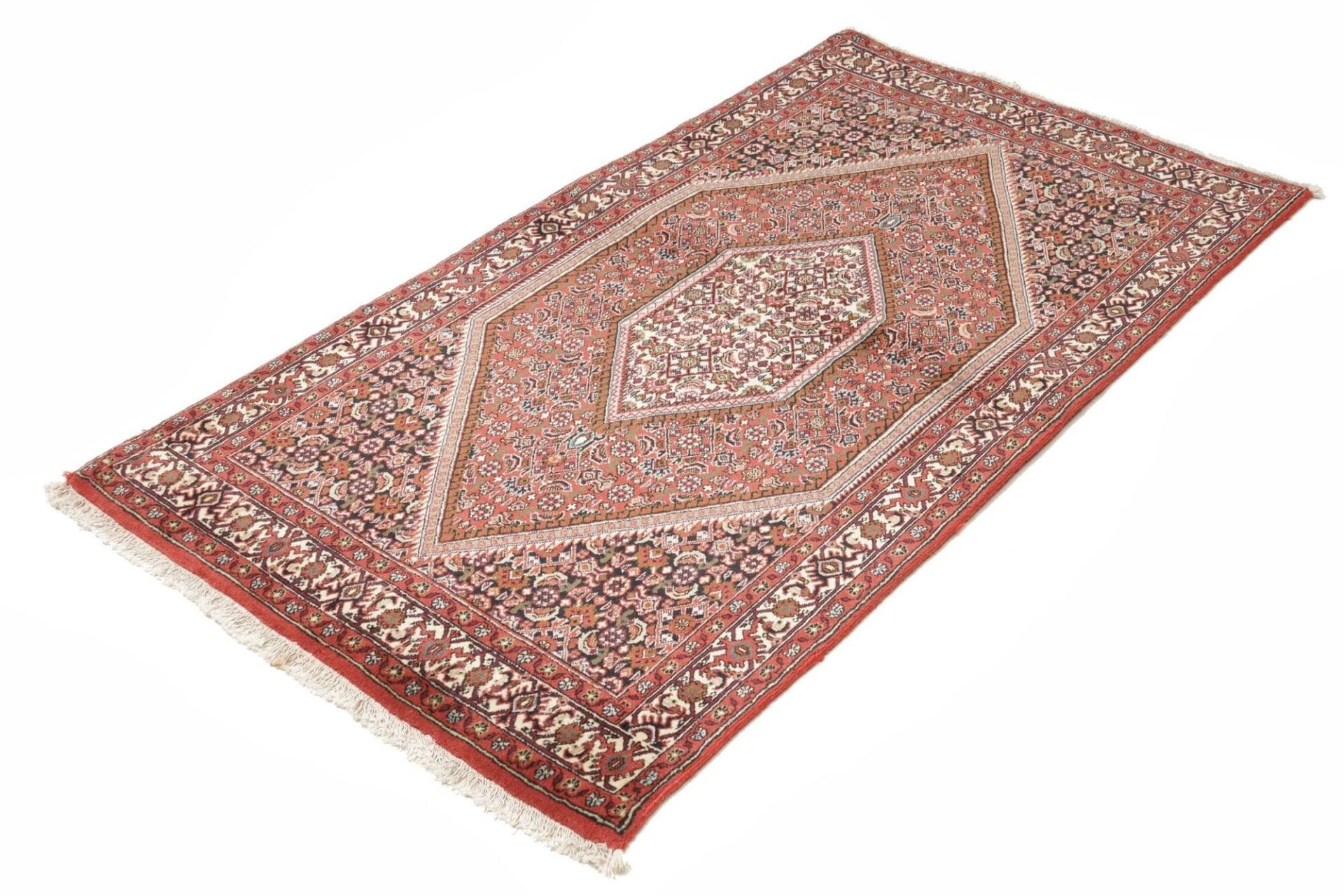 Bidjar Teppich 113 x 166cm, handgeknüpft, aus Schurwolle, Perserteppich