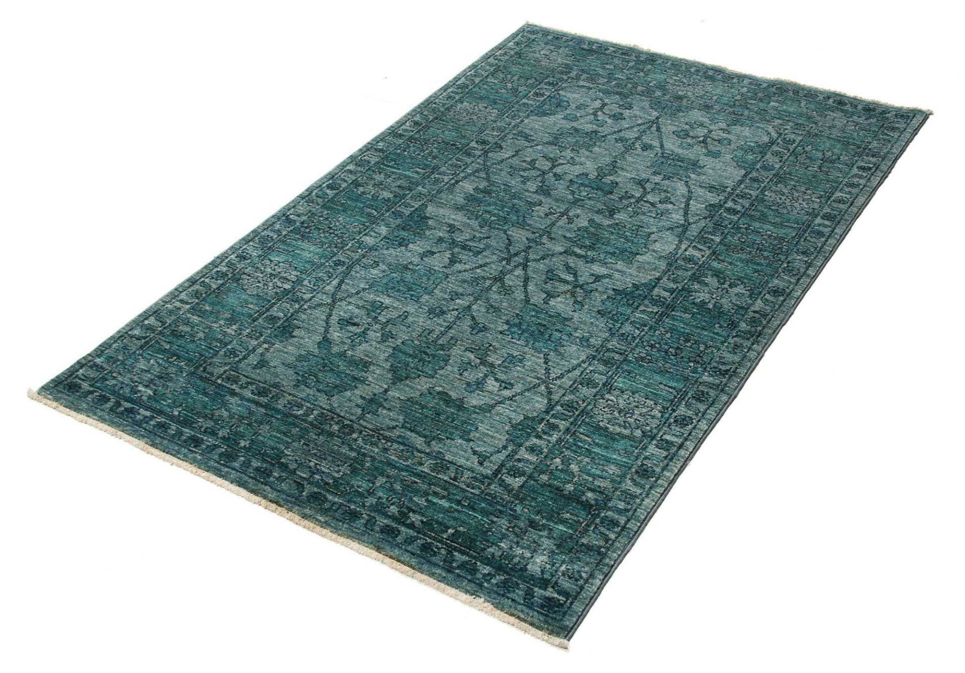 Ziegler Orientteppich 102 x 154cm, handgeknüpft aus Schurwolle