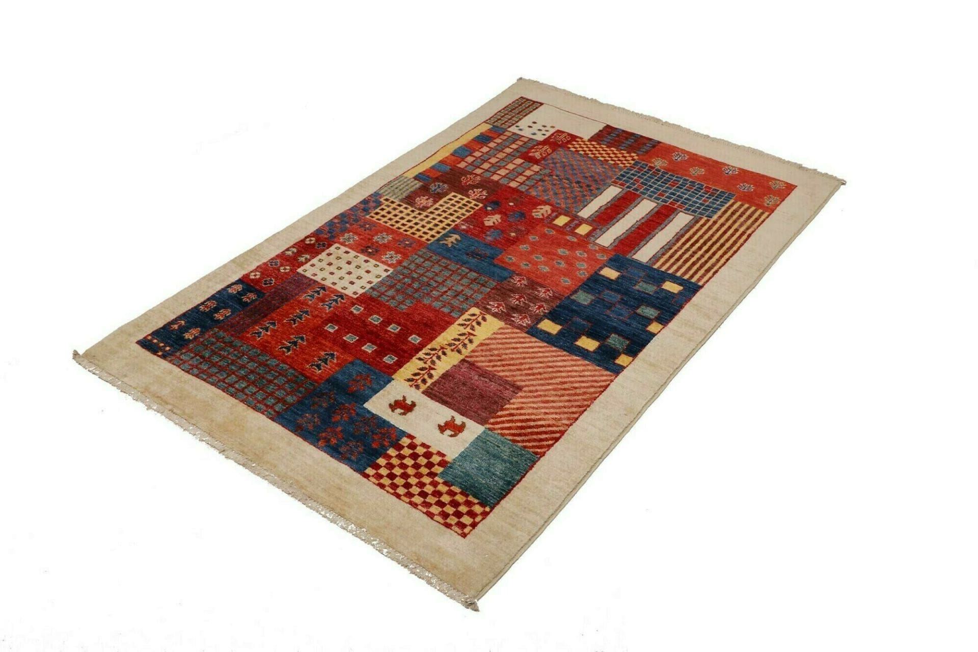 Orientteppich Samarkand 100 x 148cm, Schurwolle, handgeknüpft