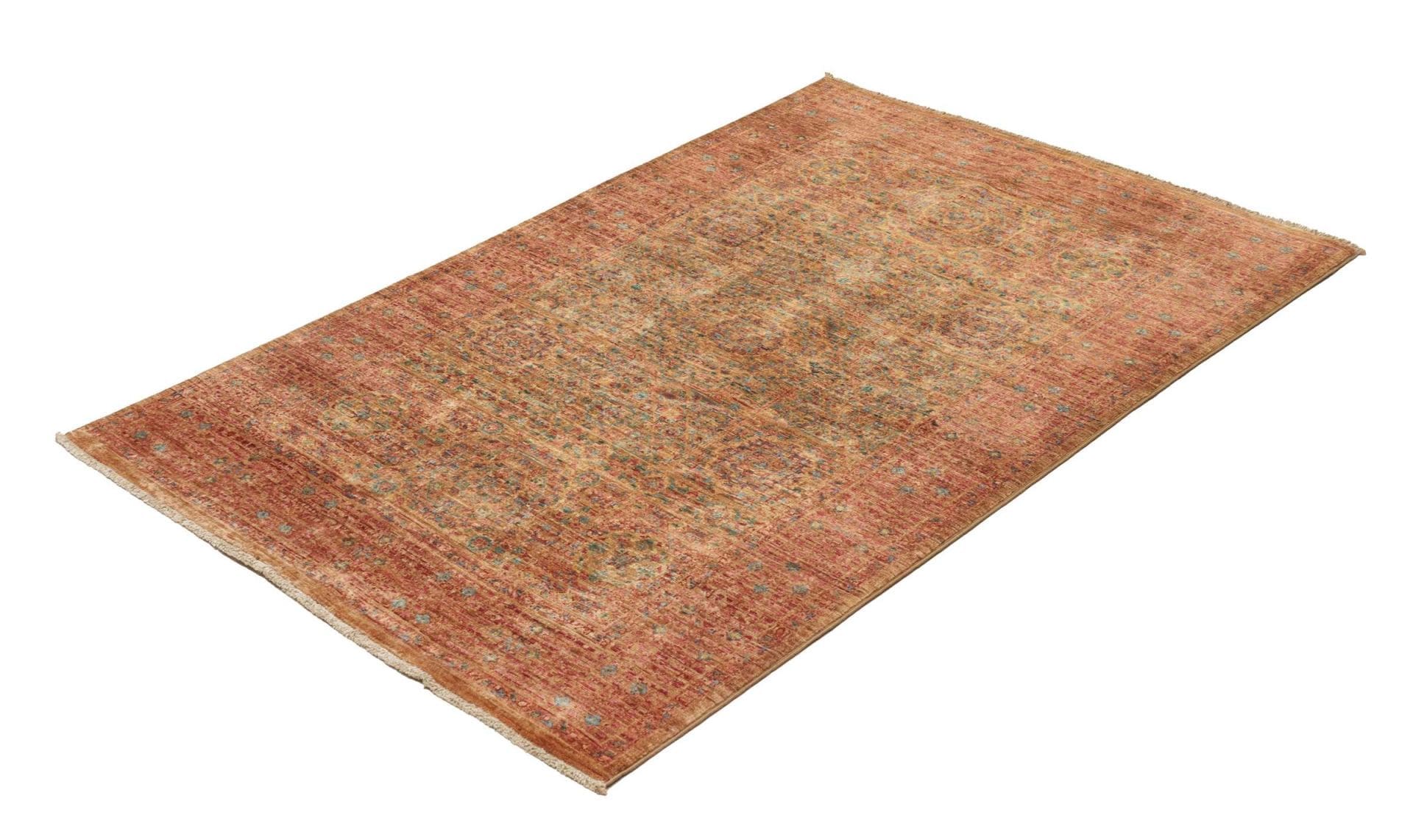 Mamluk Orientteppich 102 x 151 cm aus Schurwolle, handgeknüpft