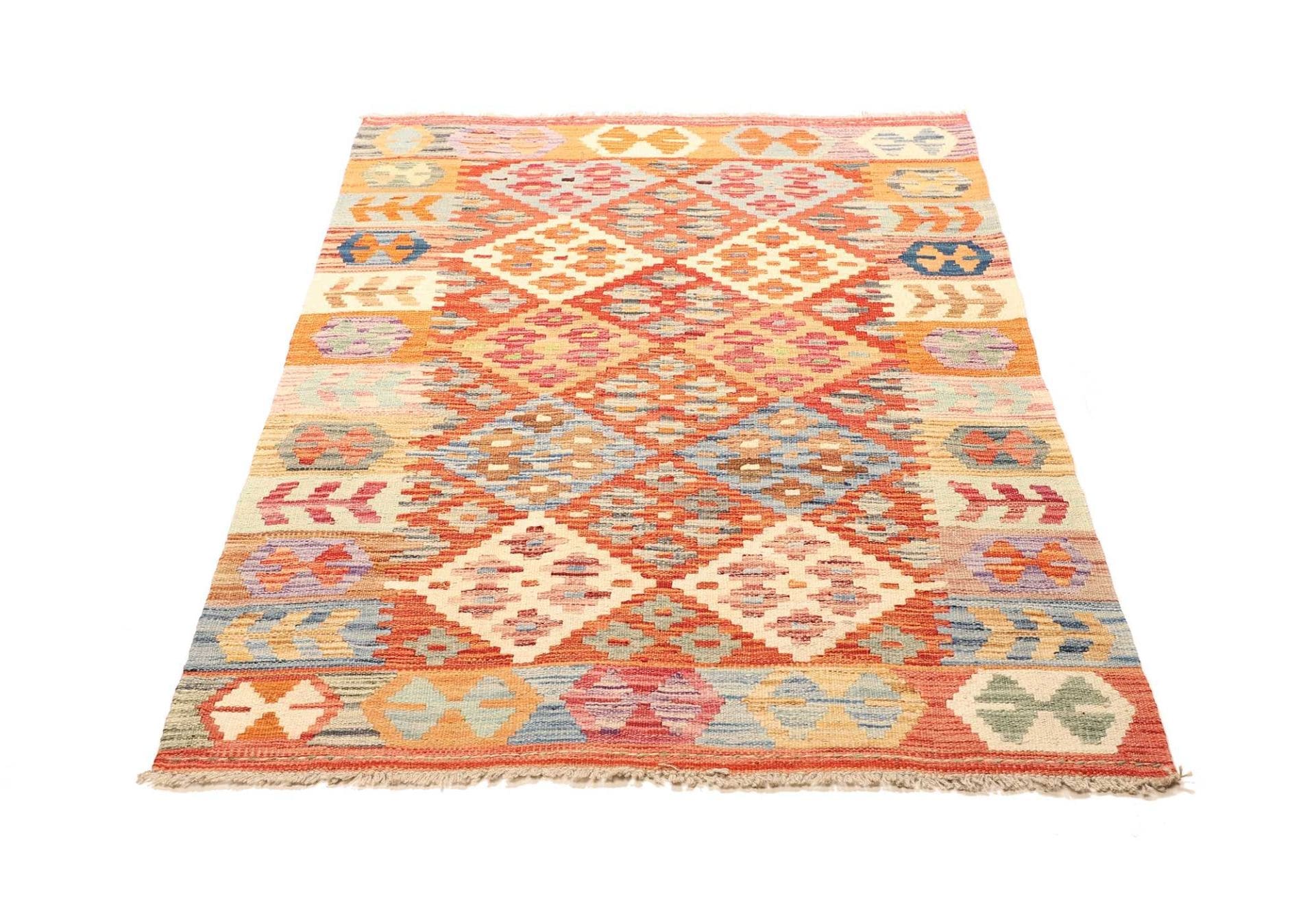 Kelim Teppich 104 x 149 cm - Handgewebt, rustikales Flair