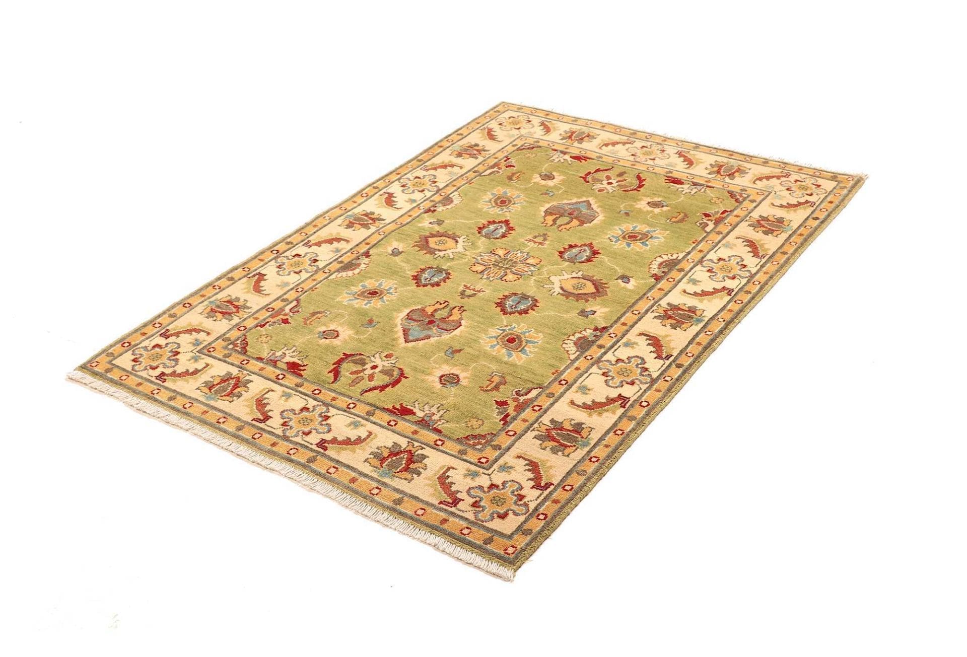 Ziegler Orientteppich 108 x 148cm aus Schurwolle, handgeknüpft