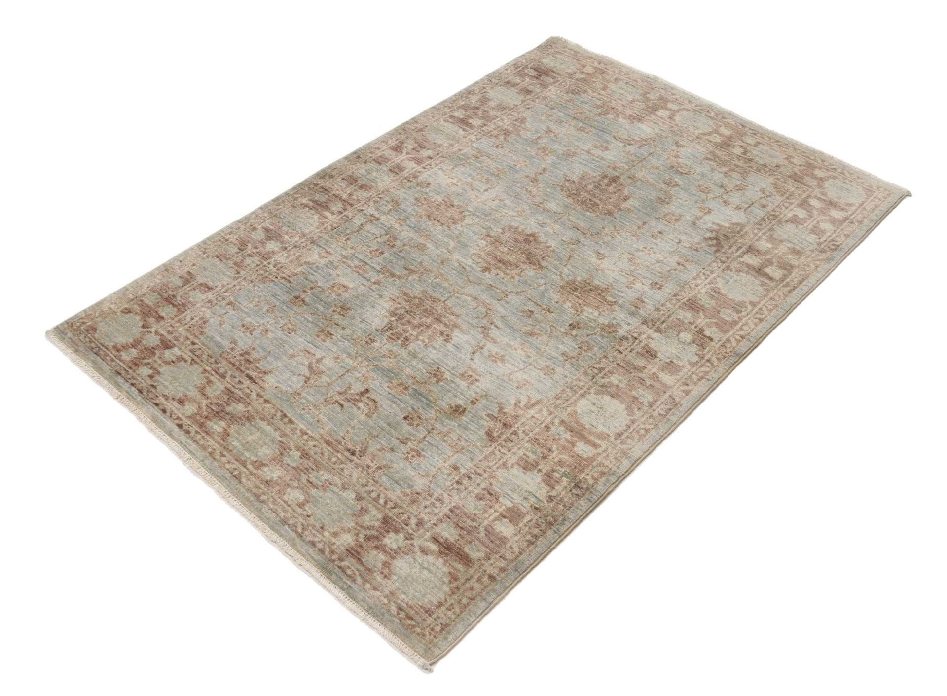 Ziegler Orientteppich 105 x 148cm aus Schurwolle, handgeknüpft