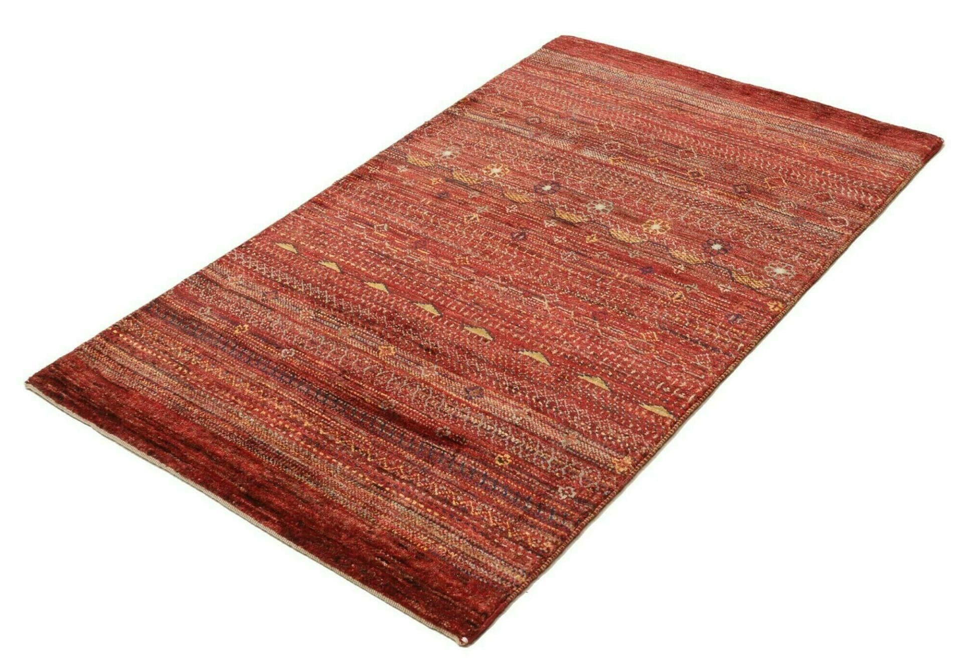 Loribaft Teppich 96 x 153cm aus Schurwolle, handgeknüpft, Orientteppich
