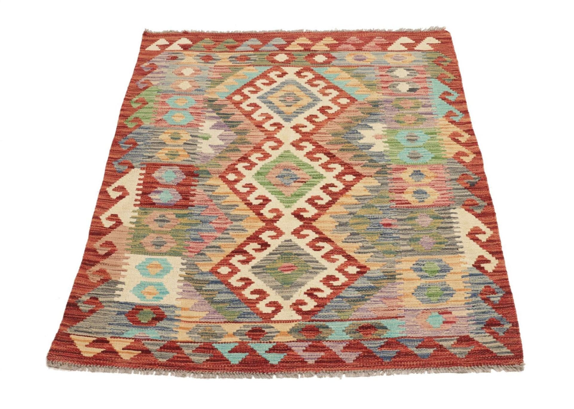 Kelim Teppich 105 x 149 cm – Rustikal & Handgewebt Orientteppich