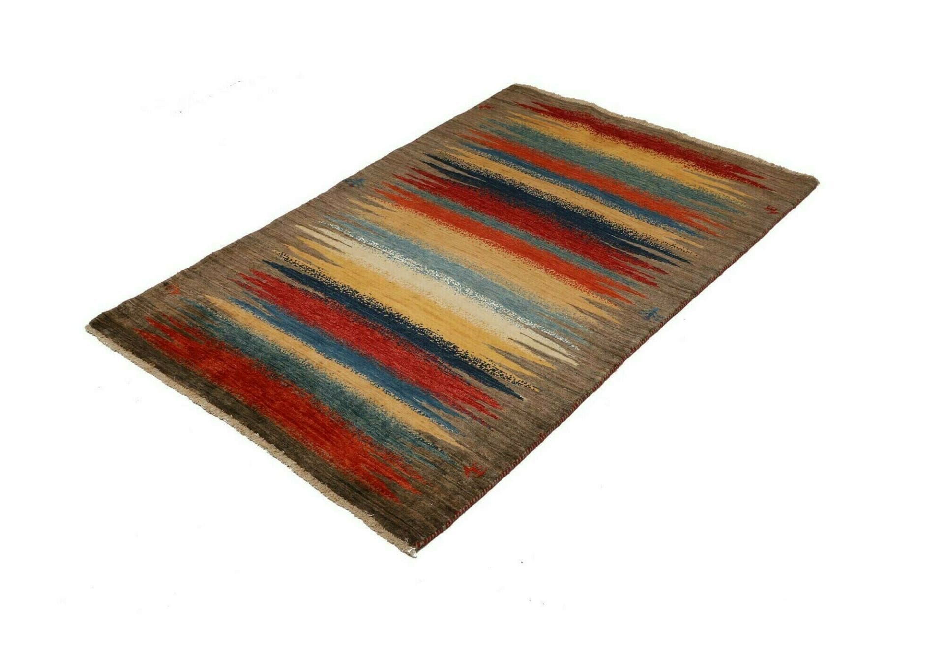 Samarkand Orientteppich 100 x 148cm, handgeknüpft, Schurwolle