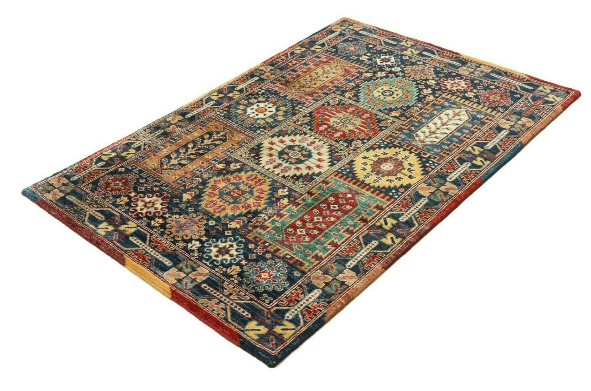 Samarkand Orientteppich 103 x 152cm, handgeknüpft, Wolle