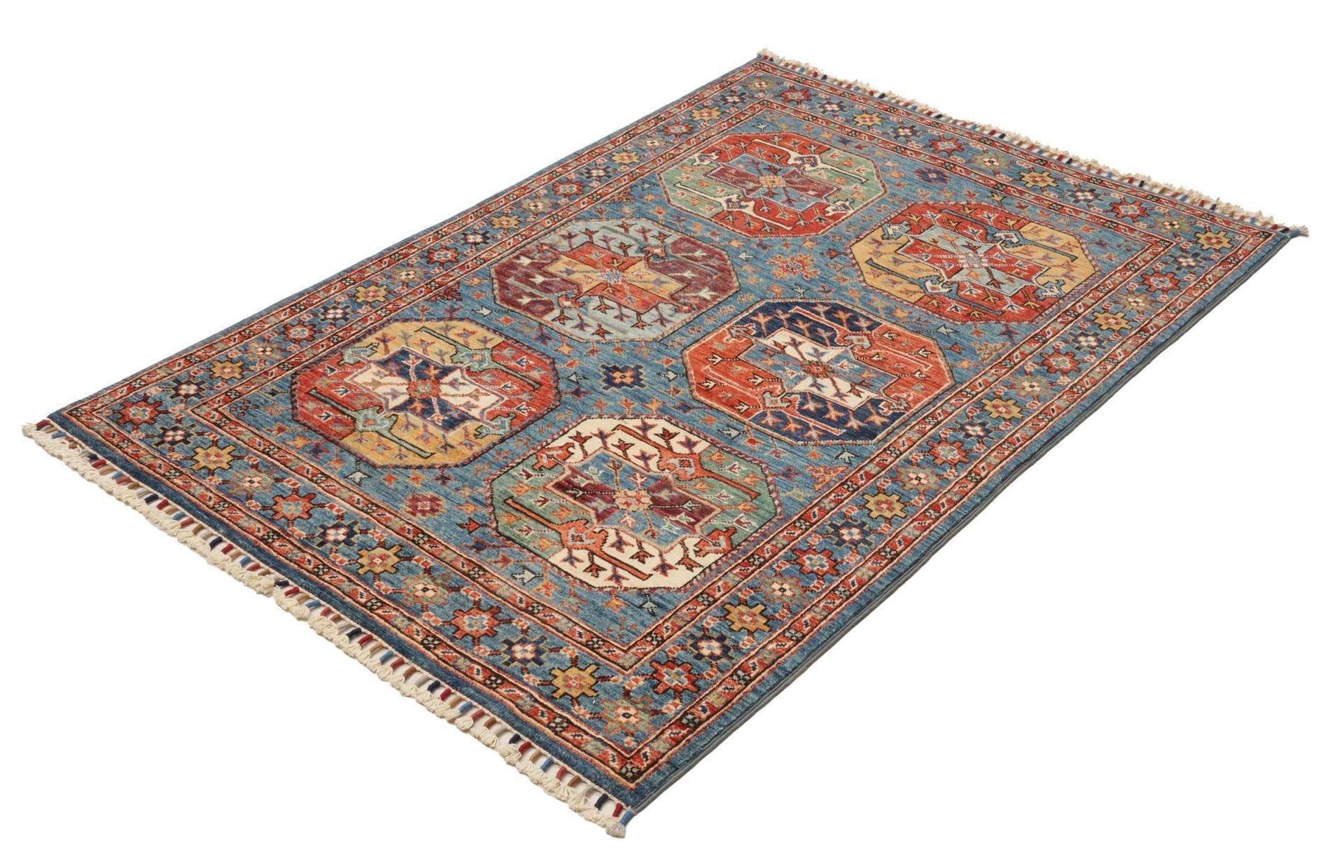 Ziegler Orientteppich 105 x 153 cm, Schurwolle, handgeknüpft