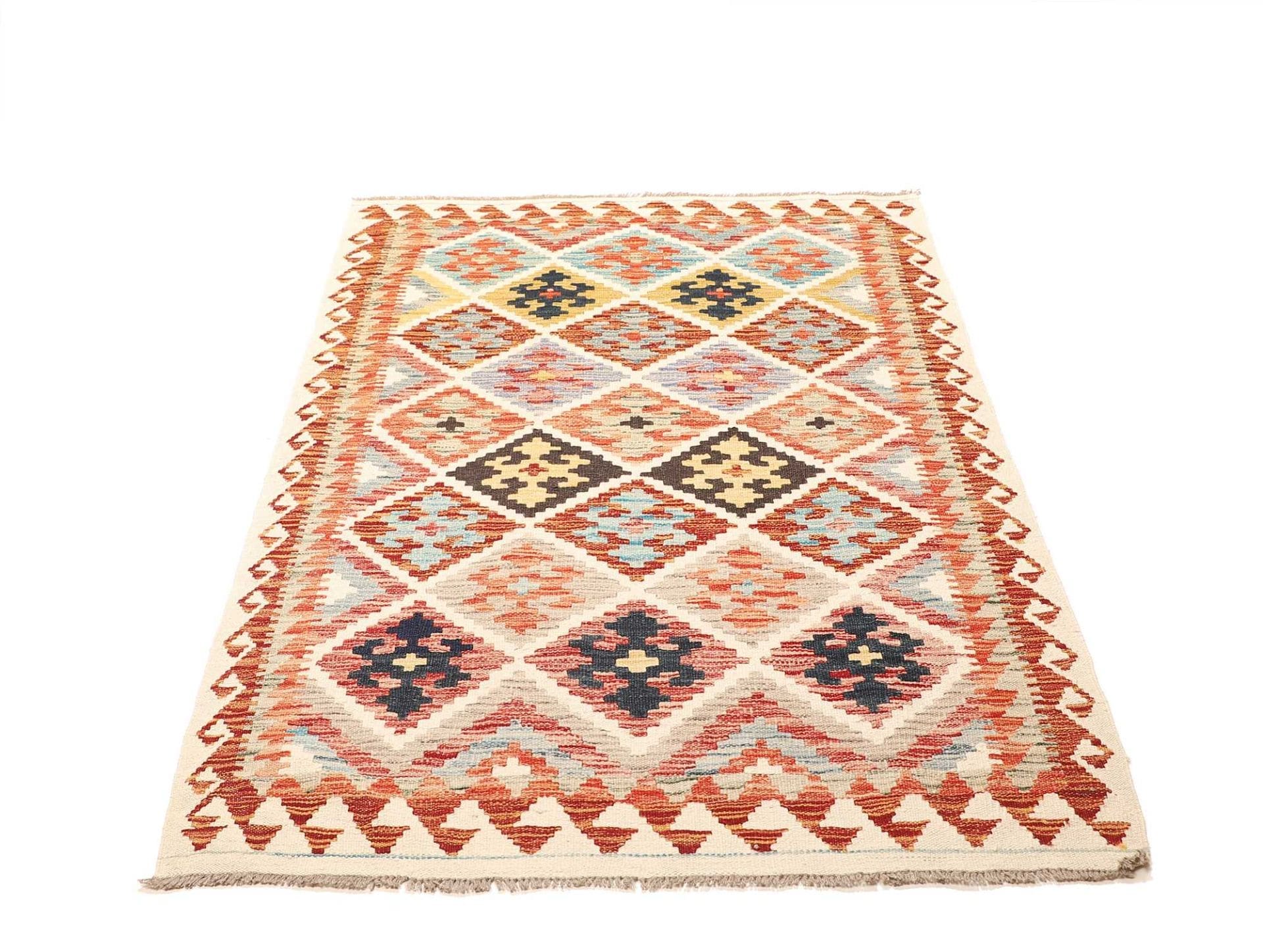 Orientteppich Kelim 115 x 175cm, Schurwolle, handgewebt